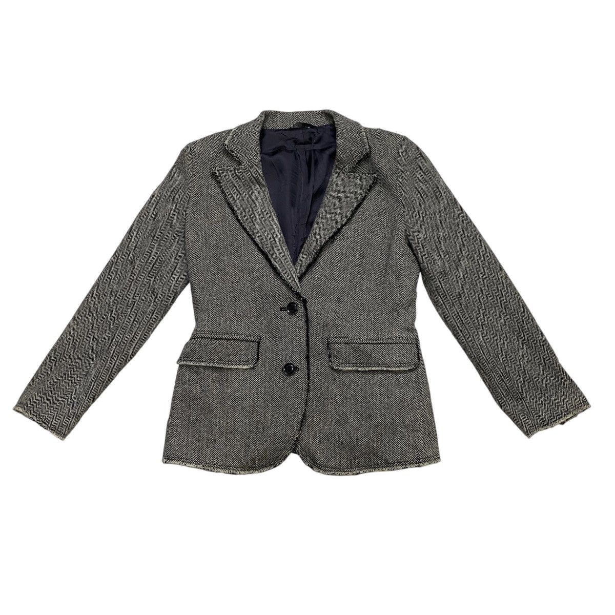 Hysteric Glamour Hysteric Glamour Herringbone wool jacket coat Size S / US 4 / IT 40 - 1 Thumbnail