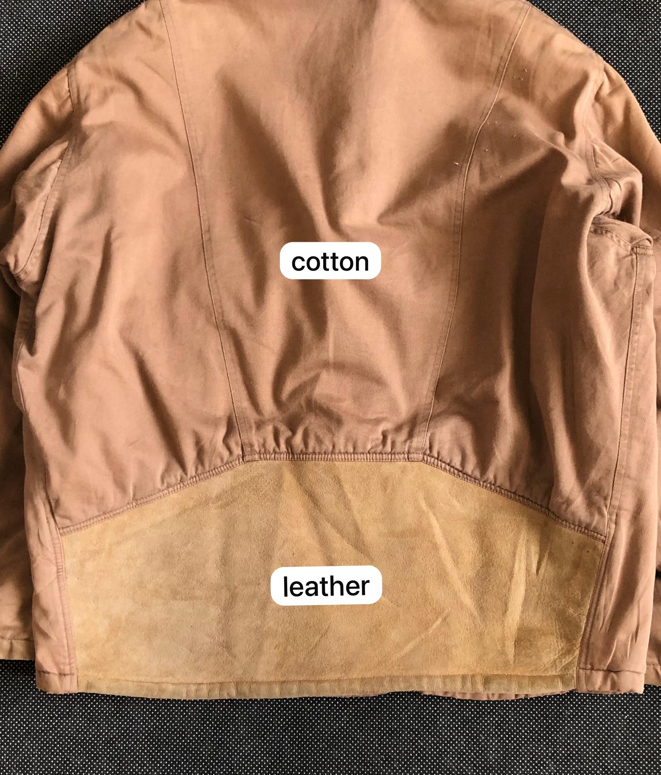 Chevignon RARE🔥VINTAGE CHEVIGNON YOKES LEATHER SHEARLING JACKET Size US XL / EU 56 / 4 - 14 Thumbnail