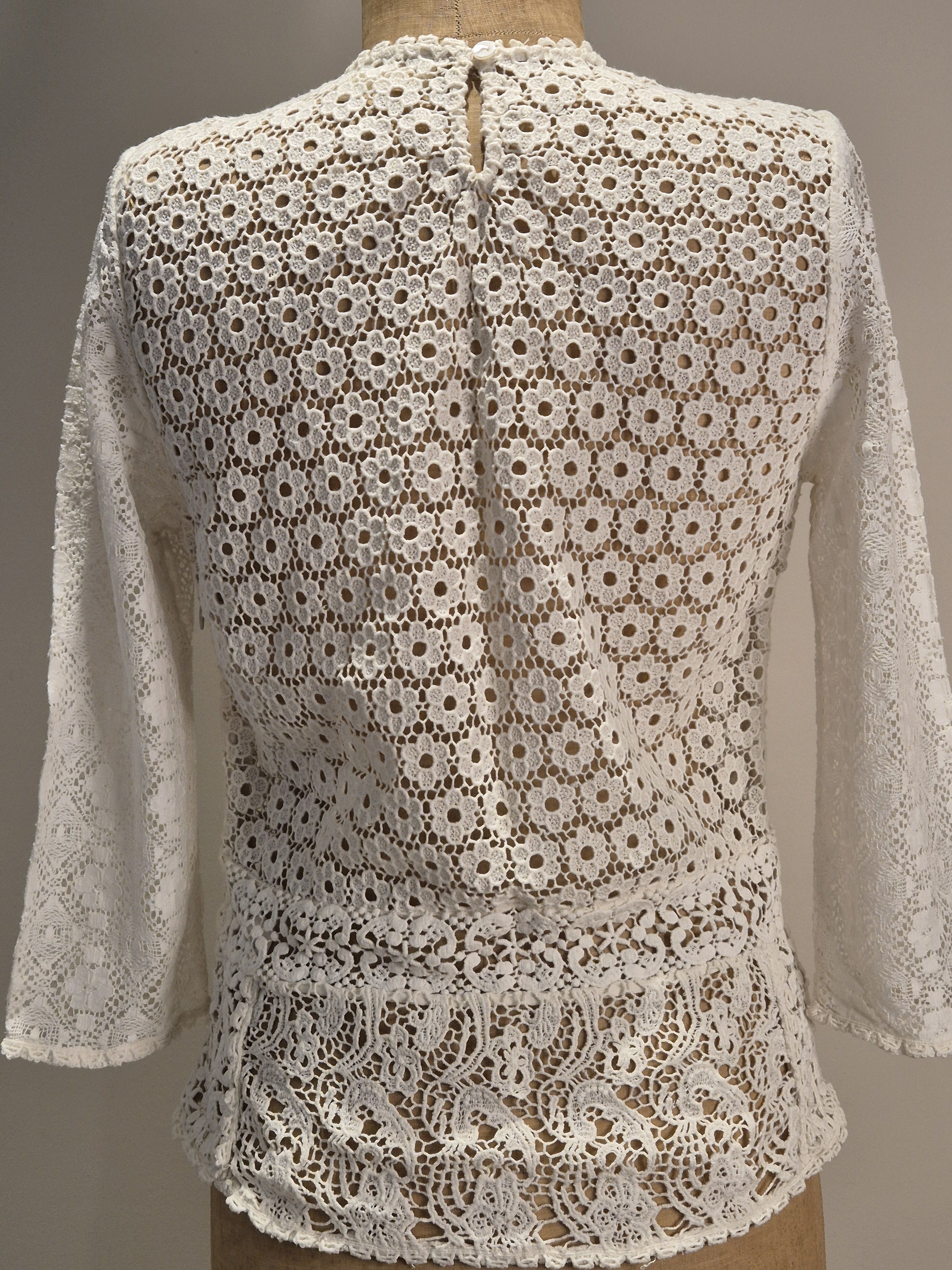 Vanessa Bruno Vanessa Bruno Athe white lace top Size S / US 4 / IT 40 - 2 Thumbnail