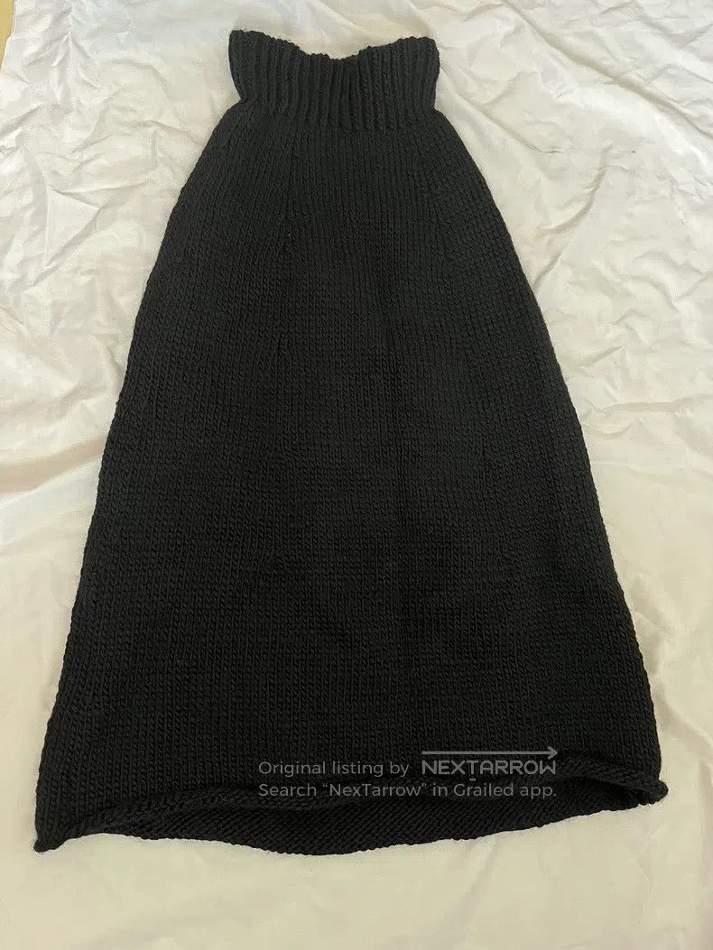 Comme des Garcons Comme des Garcons size F Chunky knit black skirt Size 25" / US 0 / IT 36 - 1 Thumbnail