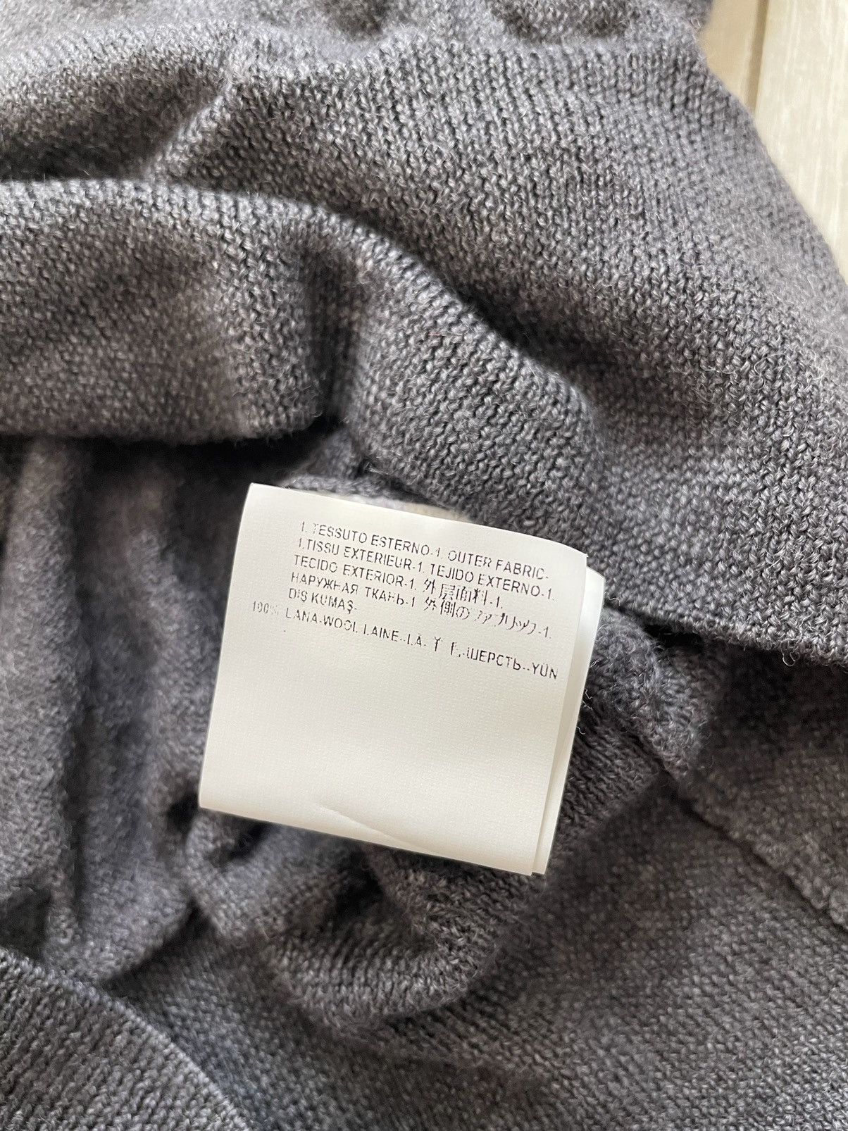 Versace Mens VERSACE COLLECTION Sweater Pullover Wool Gray Size US M / EU 48-50 / 2 - 7 Thumbnail