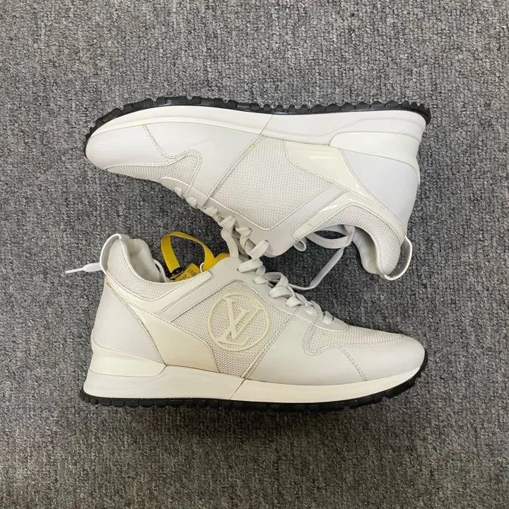 Other Louis Vuitton White Logo Lace-Up Sneakers -2508 Size US 5.5 / EU 38 - 7 Thumbnail