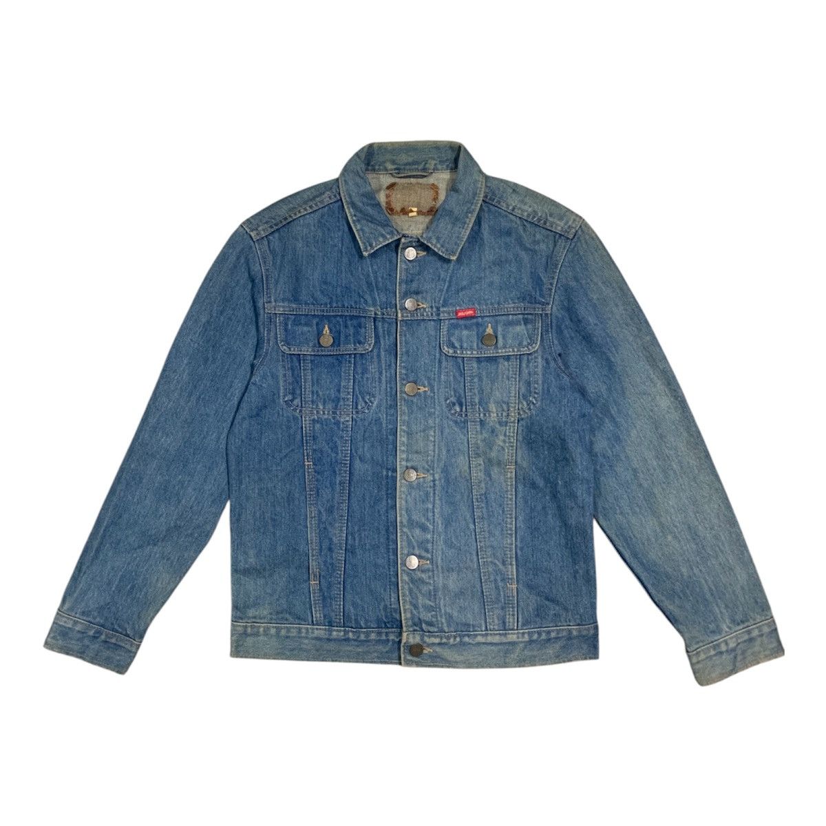 Big John Vintage Big John Sun Faded Trucker Denim Jacket Size US S / EU 44-46 / 1 - 1 Thumbnail