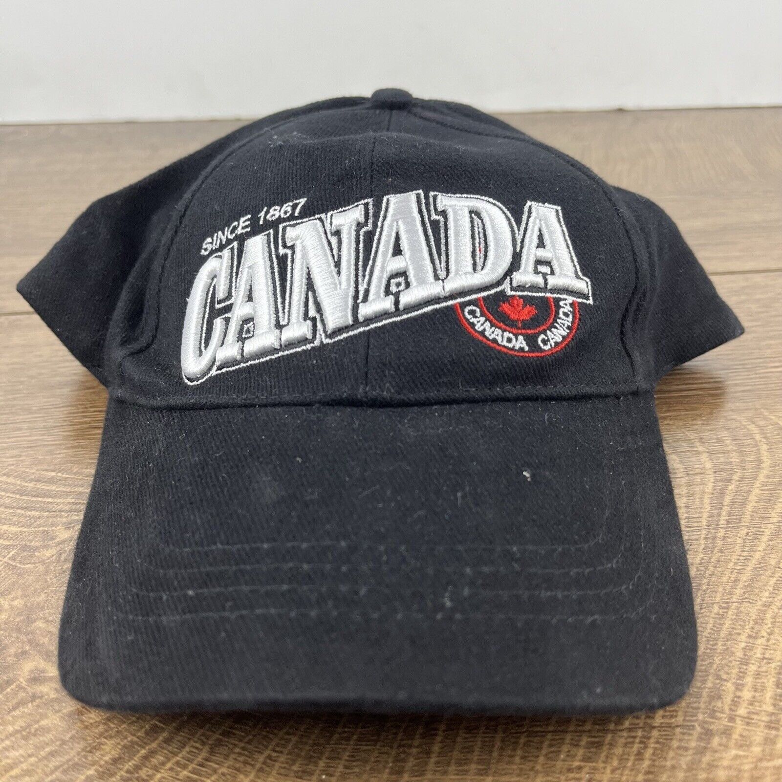 Other Canada 1667 Hat Canada Black Cap Hat Adjustable Hat Black Ad Size ONE SIZE - 4 Thumbnail