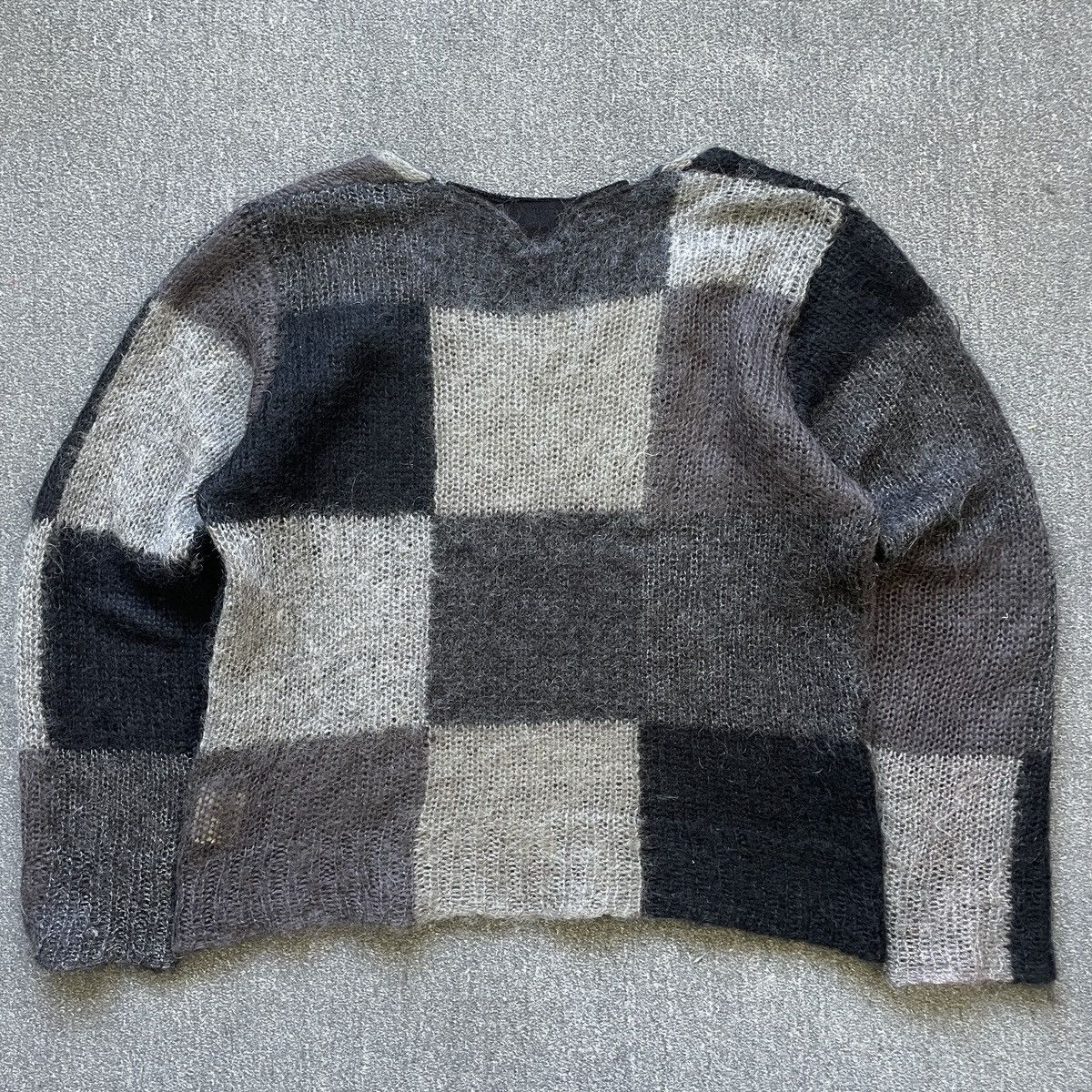 Undercover Undercover SS06 Guruguru Mohair Patchwork Sweater Size US M / EU 48-50 / 2 - 2 Thumbnail
