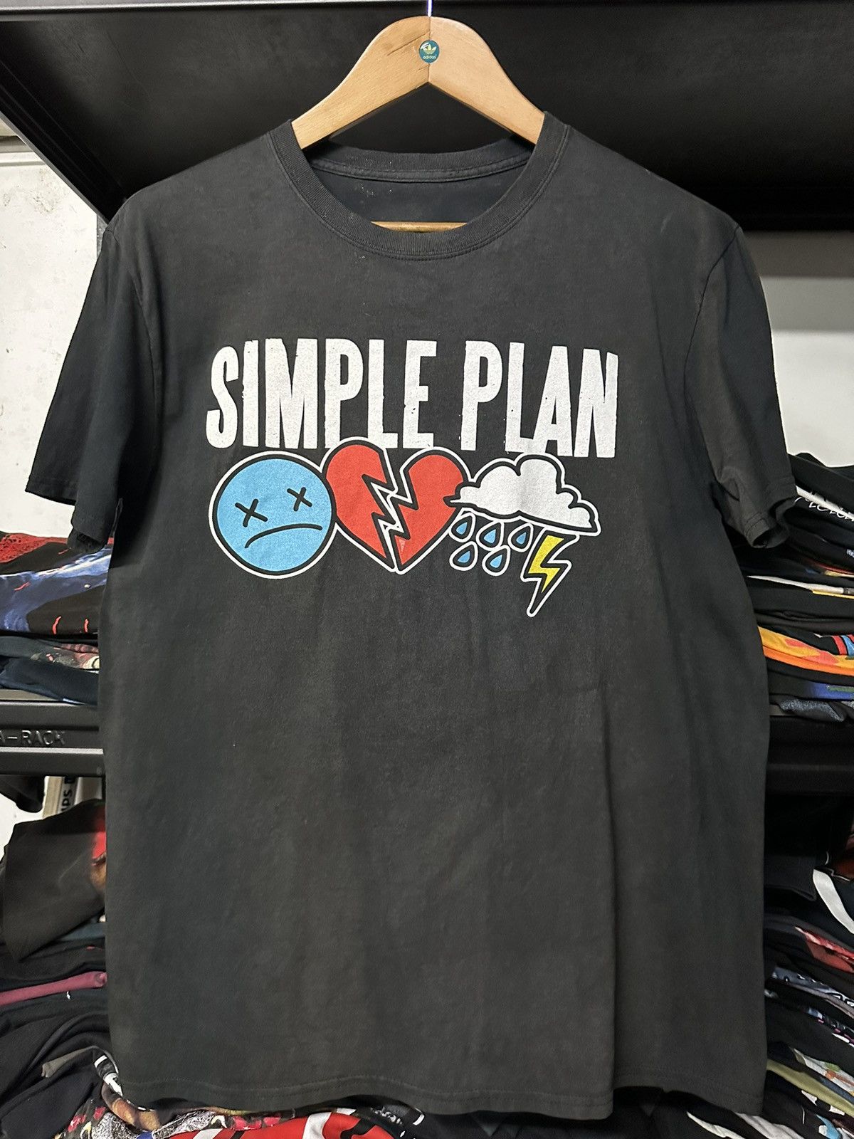 Band Tees Vintage Simple Plan Tour Sun Faded Tee Size US M / EU 48-50 / 2 - 1 Thumbnail