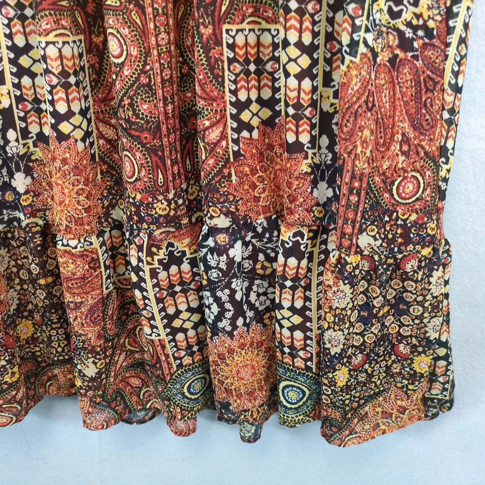 Other Style & Co Sheer Paisley Blouson Midi Dress Plus Size 3X Size 3XL / US 20-22 - 10 Thumbnail