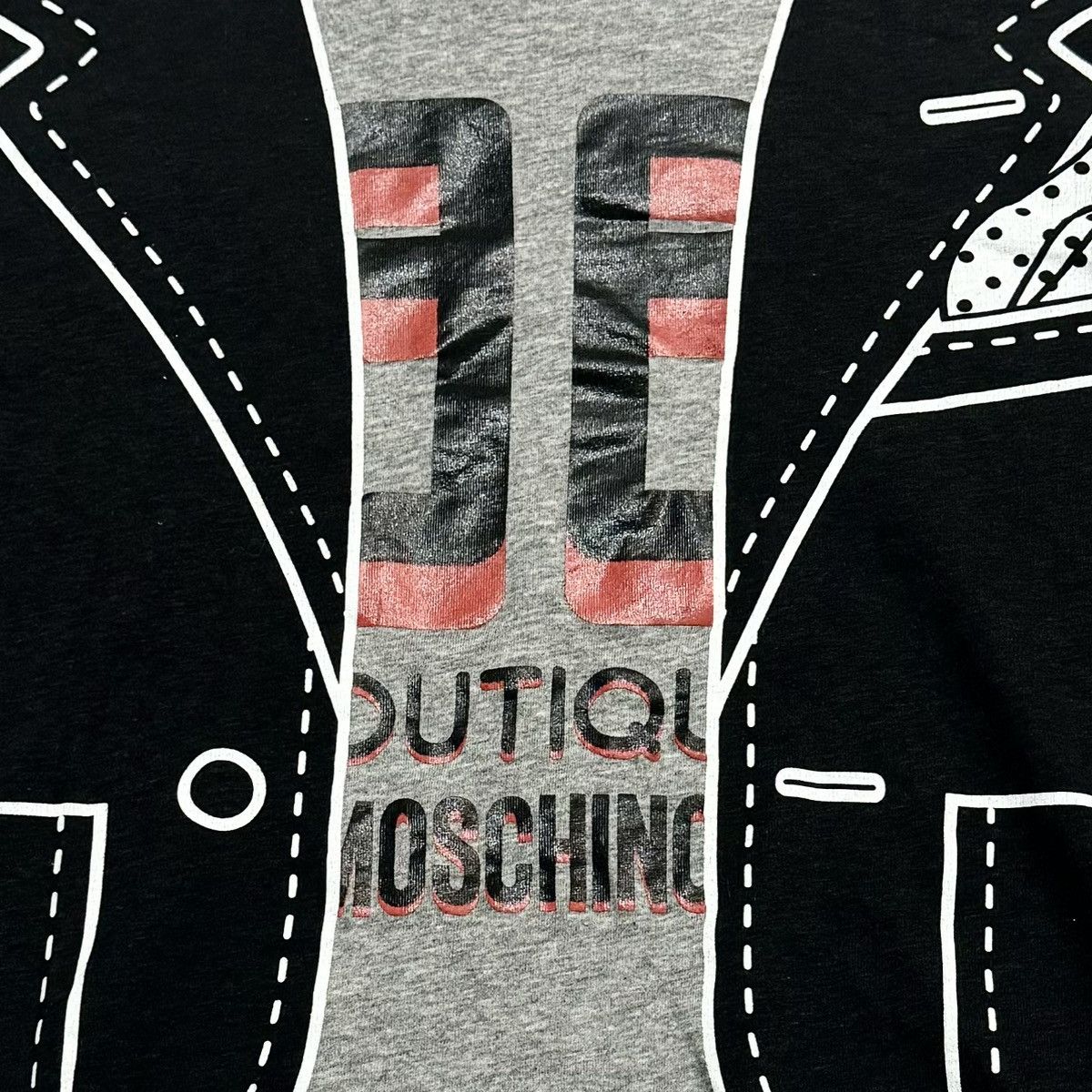 Designer × Moschino MOSCHINO BOUTIQUE LONG SLEEVE TEE! Size M / US 6-8 / IT 42-44 - 4 Thumbnail