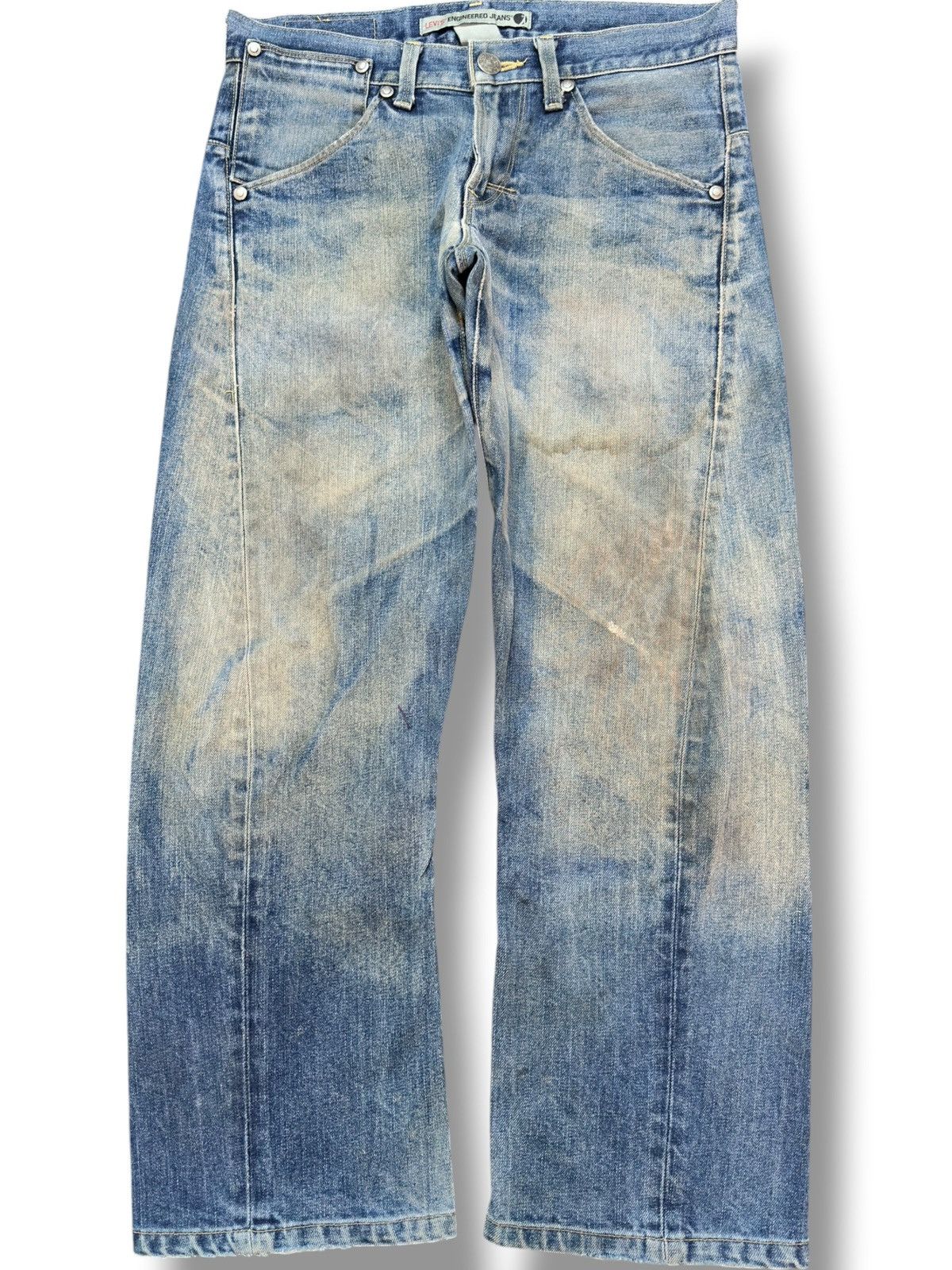 Engineered Garments × Levi's Vintage Levi’s Engineered Mudwash Ripped Distressed Denim Size US 30 / EU 46 - 1 Thumbnail