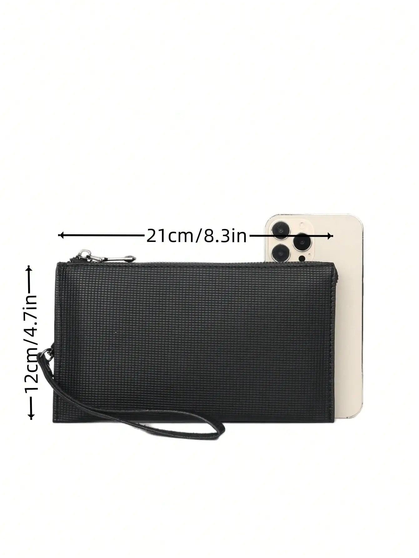 Vintage Basic Large Capacity Clutch Bag Size ONE SIZE - 6 Thumbnail