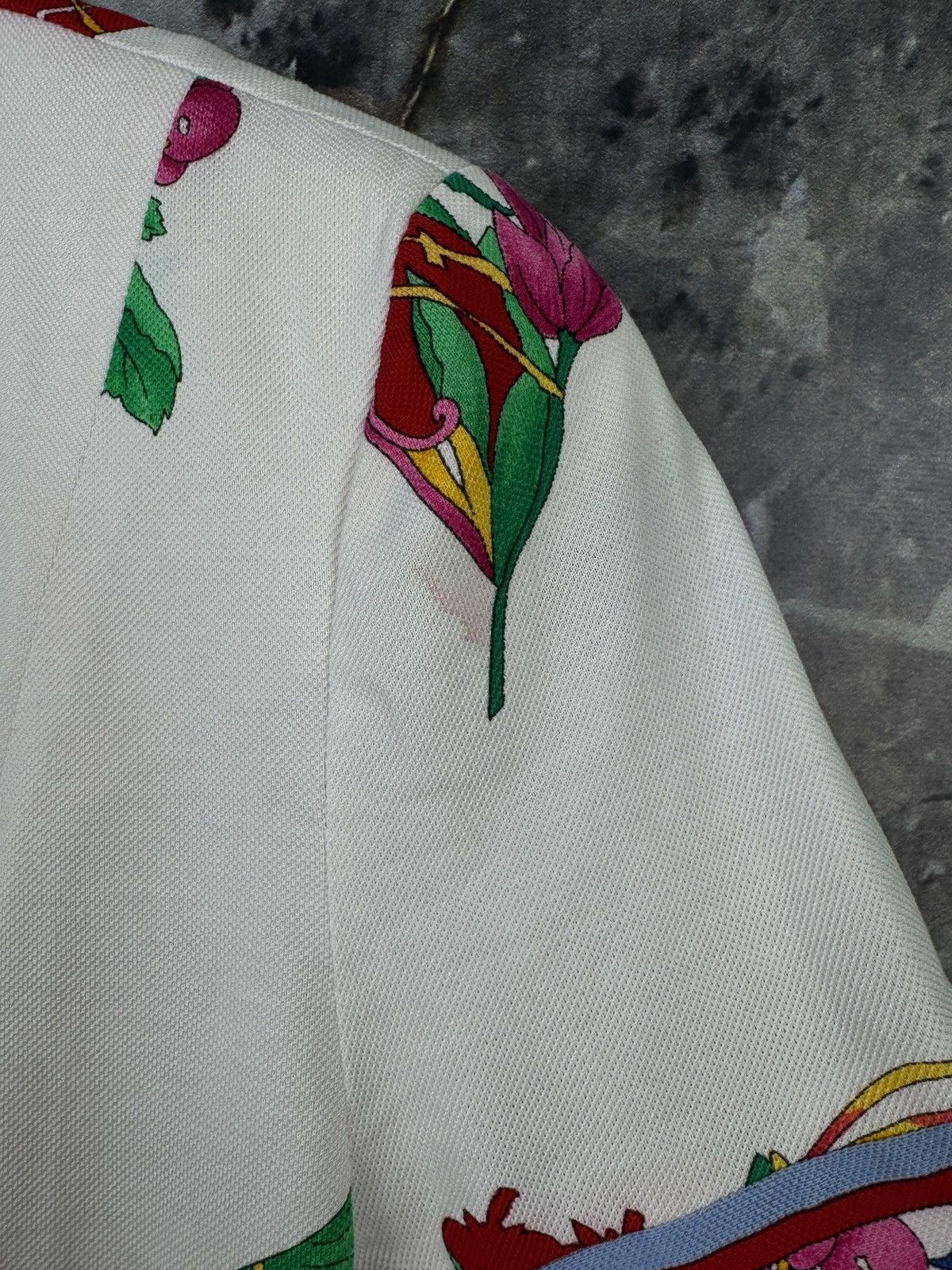 Emilio Pucci Women’s Leonardo Paris Vegatable Jacket With Short Sleeves Size L / US 10 / IT 46 - 9 Thumbnail