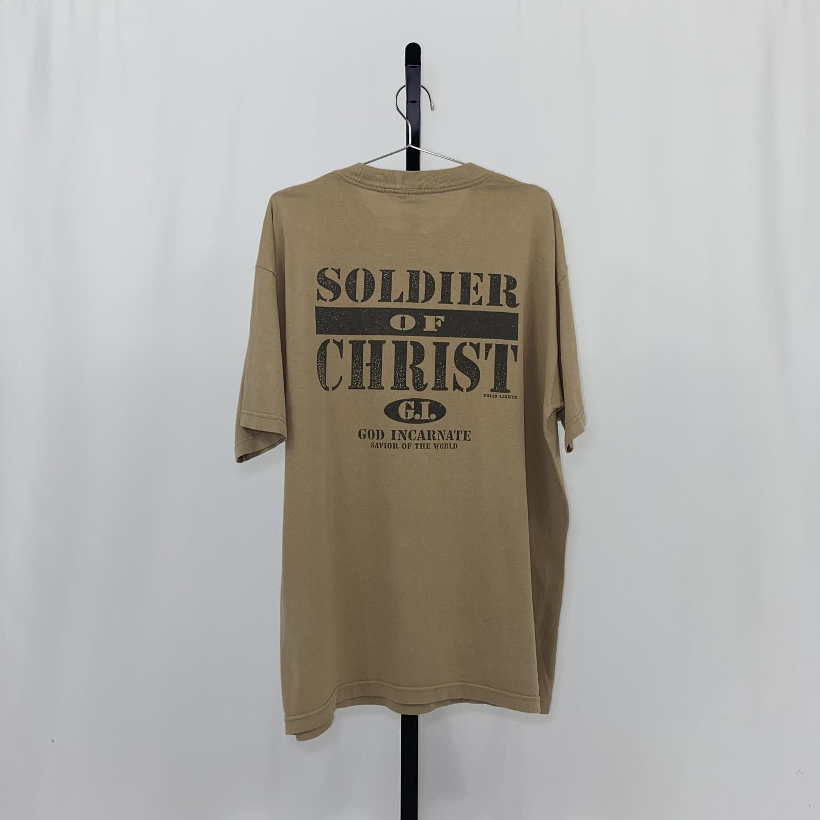 Vintage Vintage Murina XL Soldier of Christ Tee - Classic Tan Size US XL / EU 56 / 4 - 2 Thumbnail