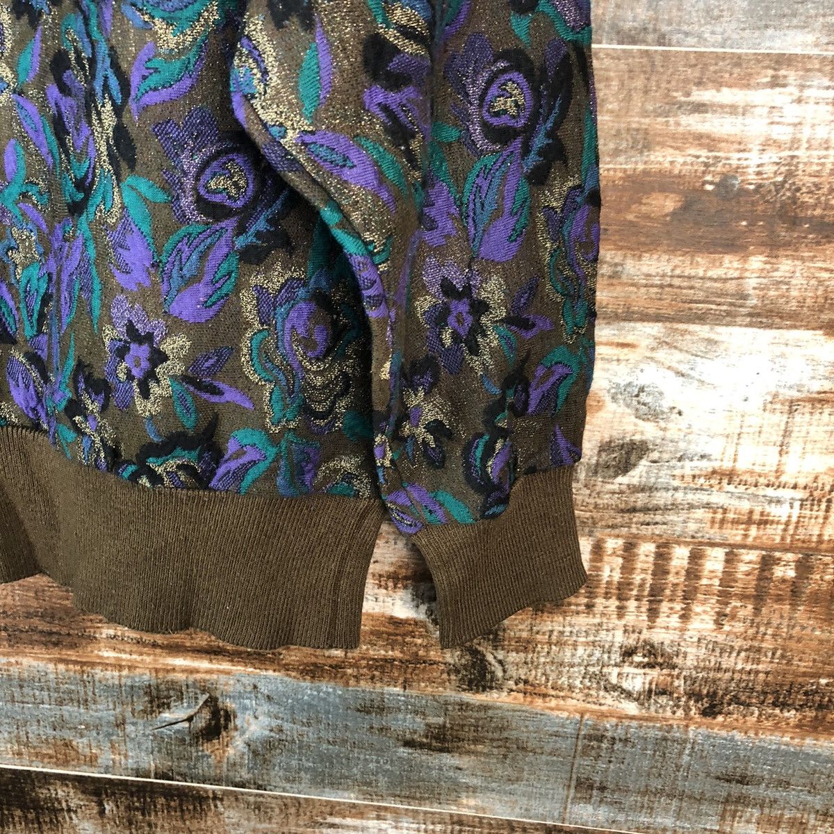 Japanese Brand Japan vintage art Purple Knitwear #A2051 Size S / US 4 / IT 40 - 15 Thumbnail