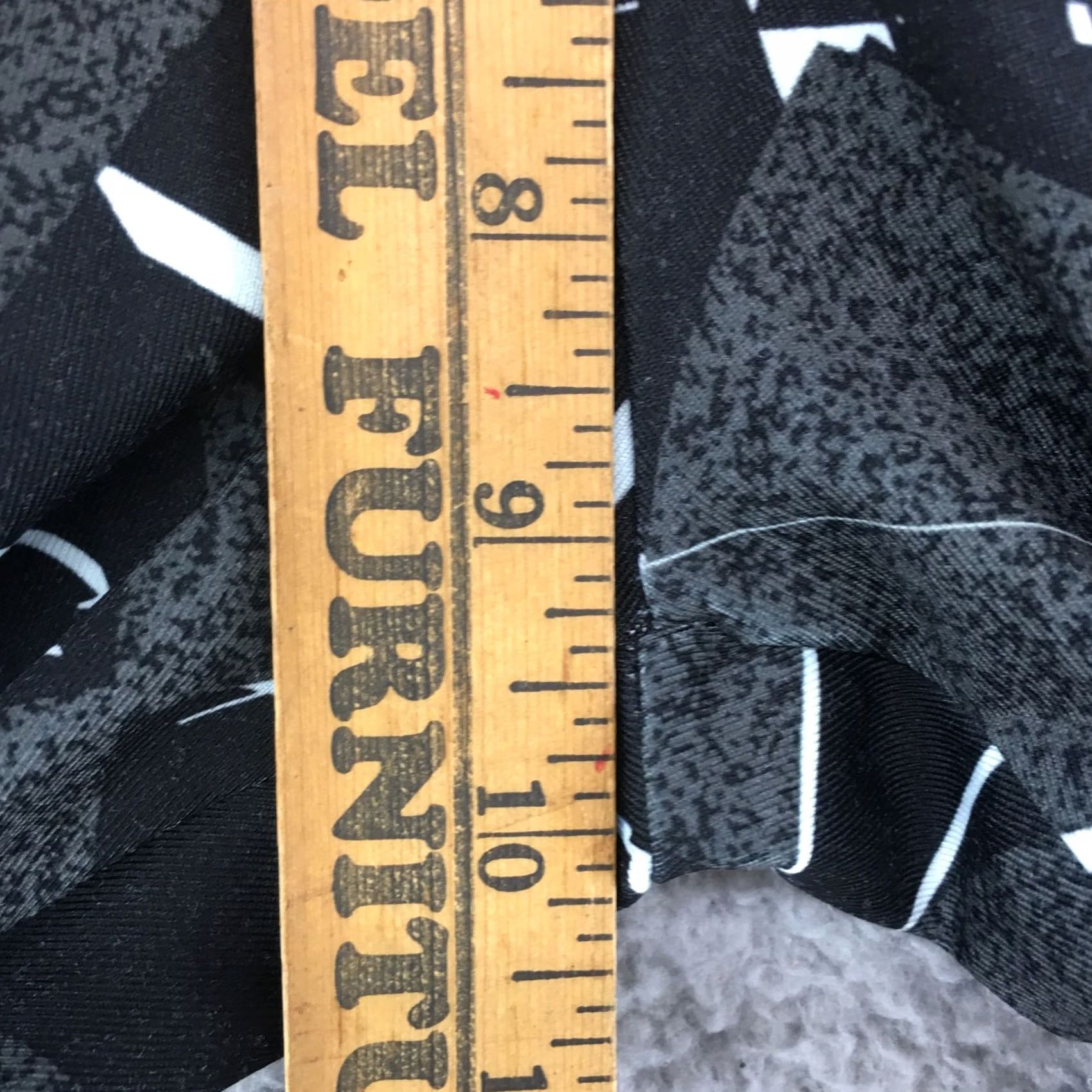 Puma PUMA Atheltic Printed Compression Leggings Womens Medium Black Pull On Mid Rise Size 32" / US 10 / IT 46 - 5 Thumbnail