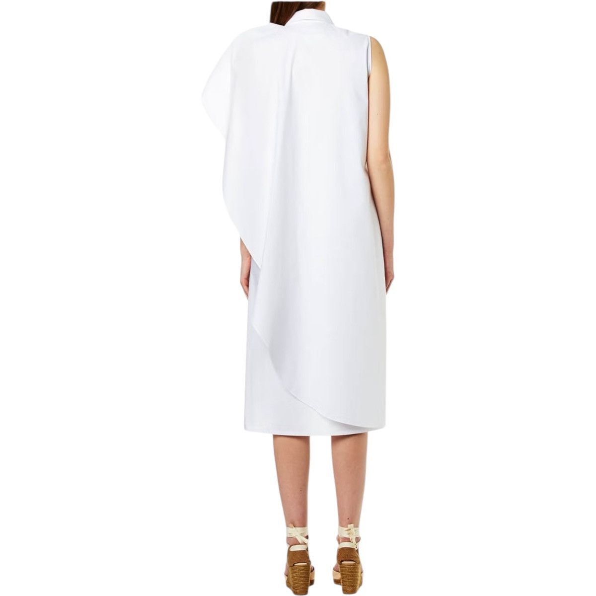 Maison Margiela MM6 Midi Dress With Tie Cape Size M / US 6-8 / IT 42-44 - 10 Thumbnail