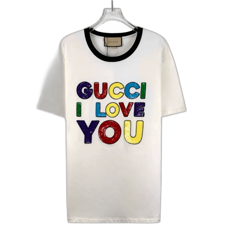 Gucci Gucci Sequin Cotton Short Sleeve T-Shirt Size M / US 6-8 / IT 42-44 - 1 Thumbnail