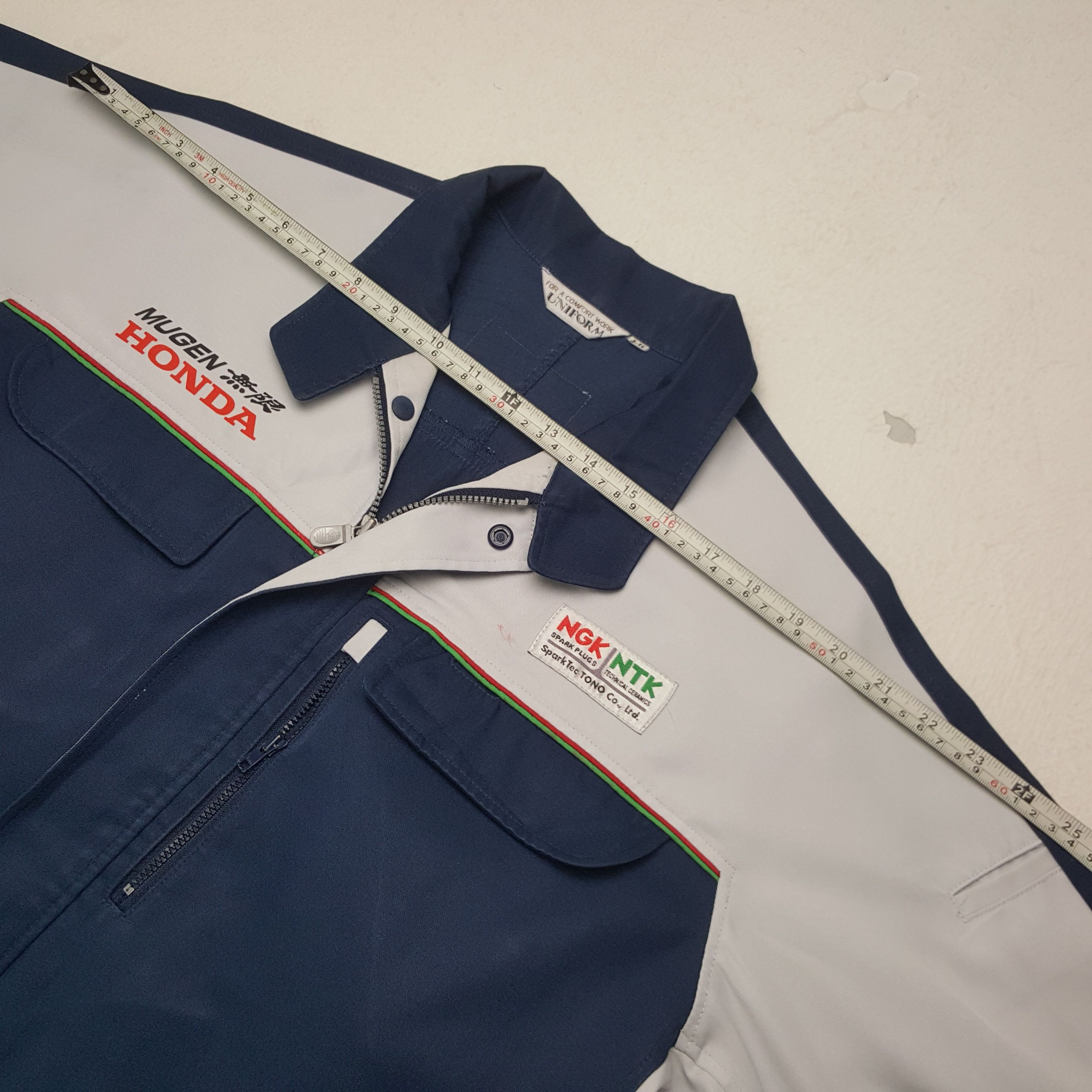 Honda × Vintage Vintage Mugen Honda X NGK Japanese Racing Custom Art Jacket Size US XL / EU 56 / 4 - 6 Thumbnail