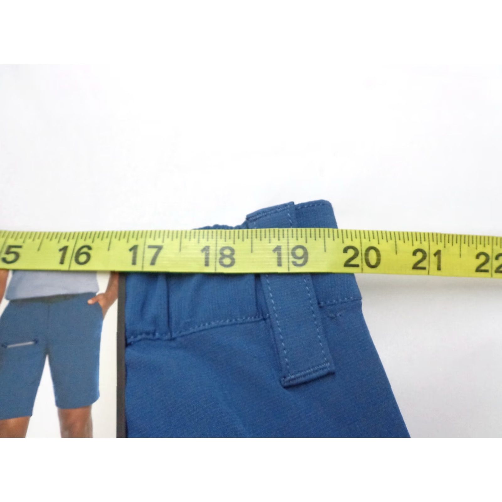 Banana Republic BANANA REPUBLIC Shorts Mens Flat Front Blue Size 40 NEW Comfort Stretch Waist Regular 40 Blue Mens Size US 40 / EU 56 - 6 Thumbnail
