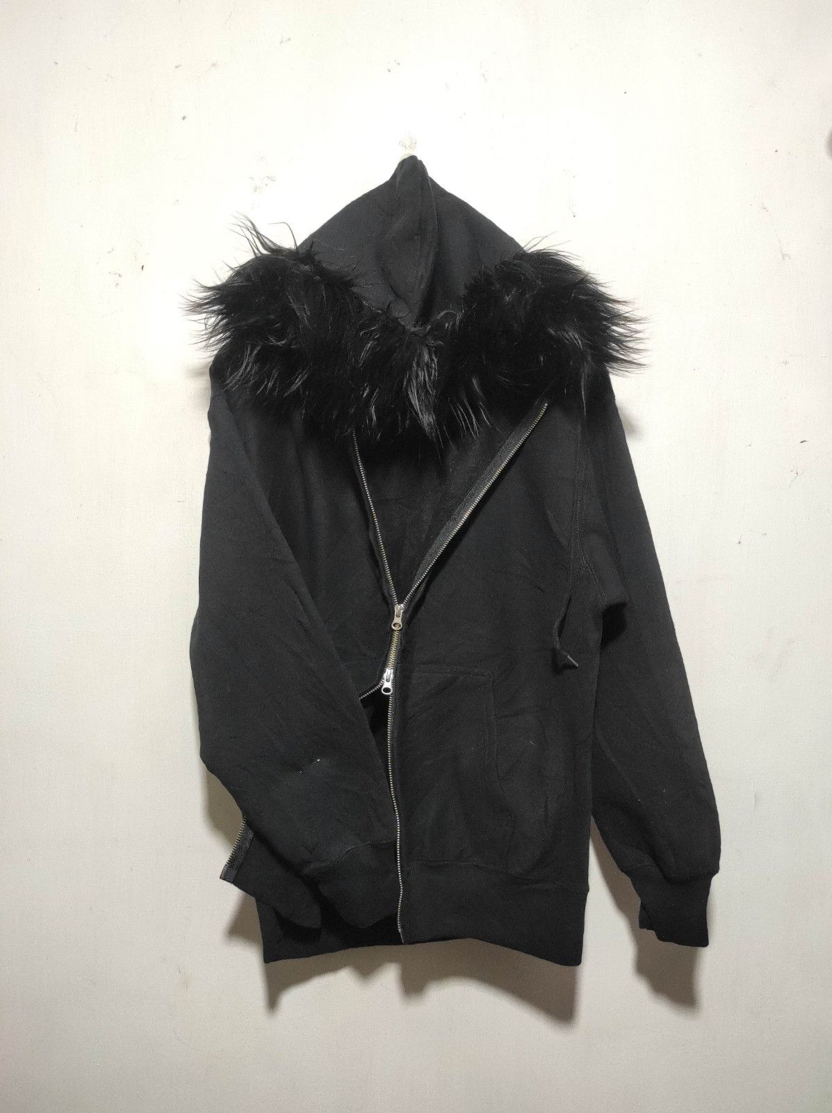 Japanese Brand United Athle black double zip fur hoodie ifsix LGB style Size US L / EU 52-54 / 3 - 2 Thumbnail