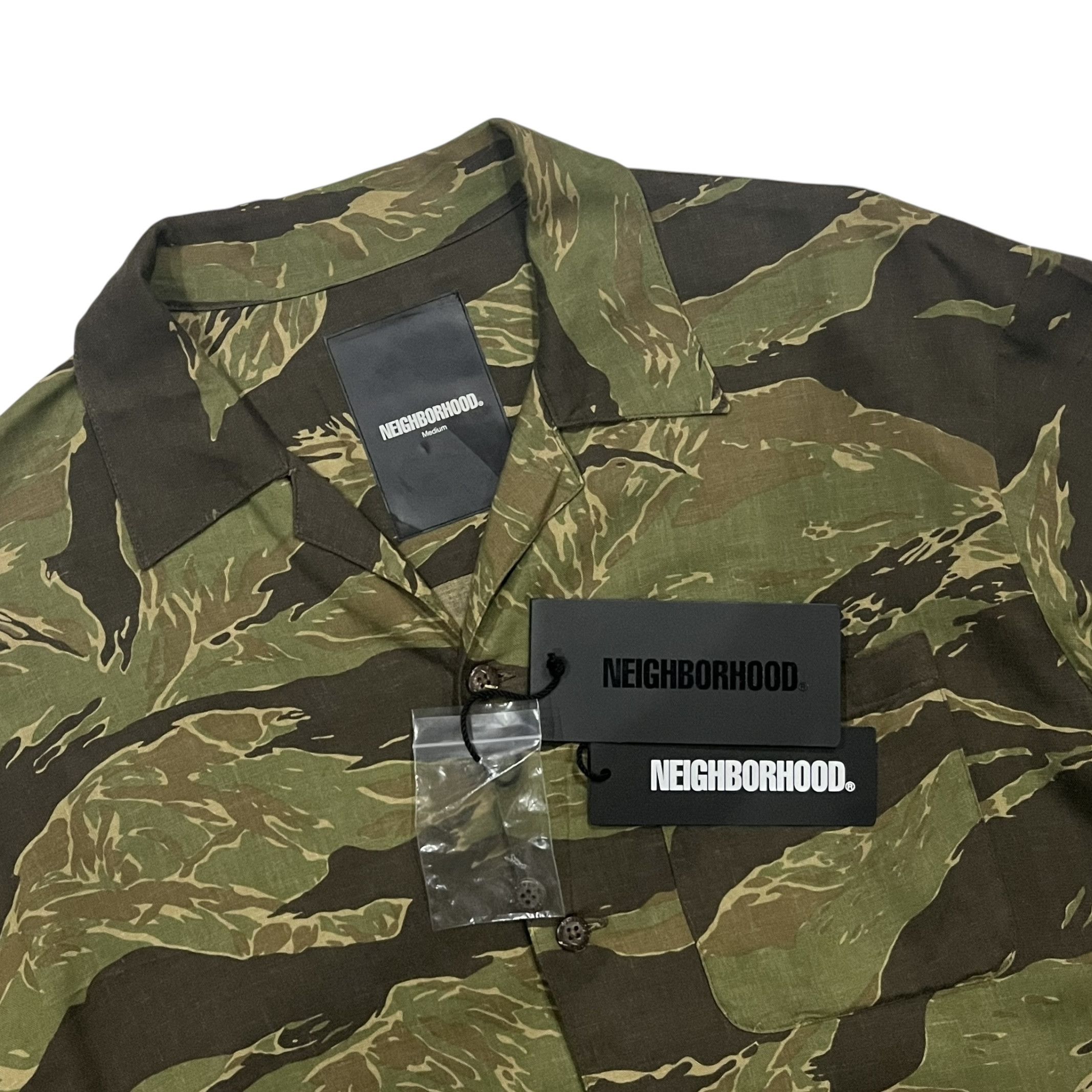 Neighborhood Neighborhood Aloha Tiger Camo Hawaiian Shirt Size US M / EU 48-50 / 2 - 3 Thumbnail