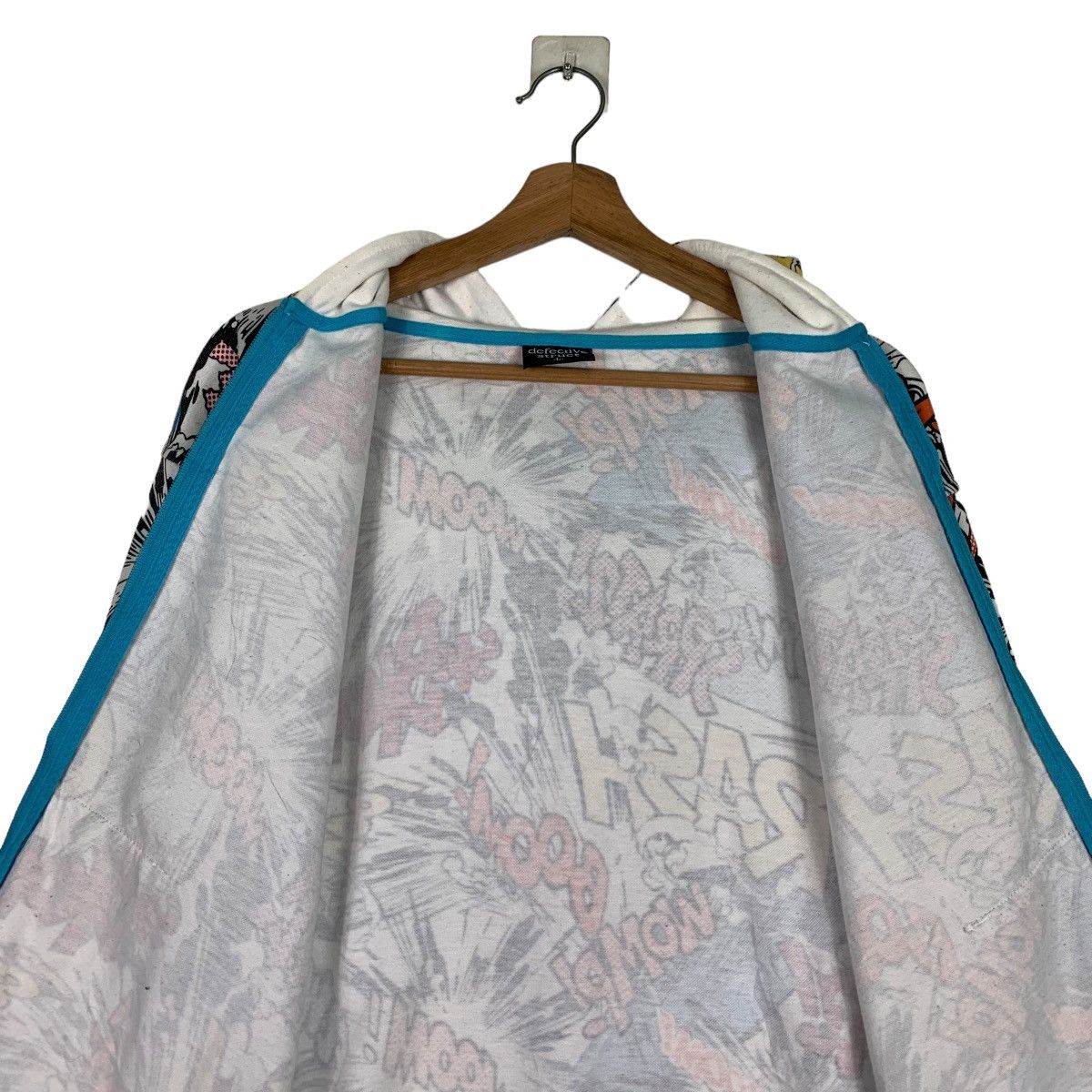 Japanese Brand DEFECTIVE STRUCT Fullprint Comics Zipper Hoodies #0578-C26 Size US L / EU 52-54 / 3 - 12 Thumbnail