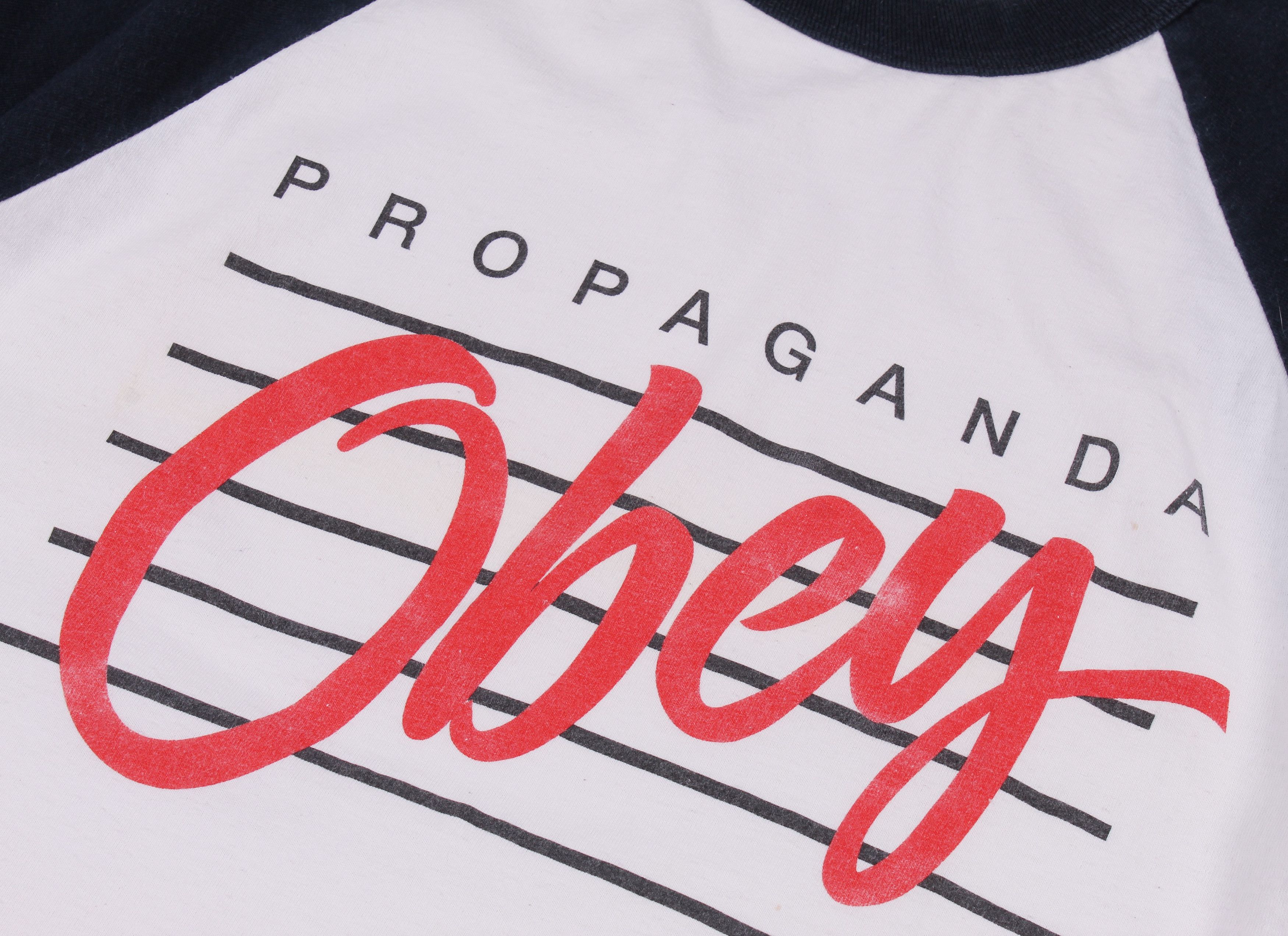 Obey × Vintage Vintage Obey Propaganda Skater Raglan T-shirt Size US M / EU 48-50 / 2 - 3 Thumbnail