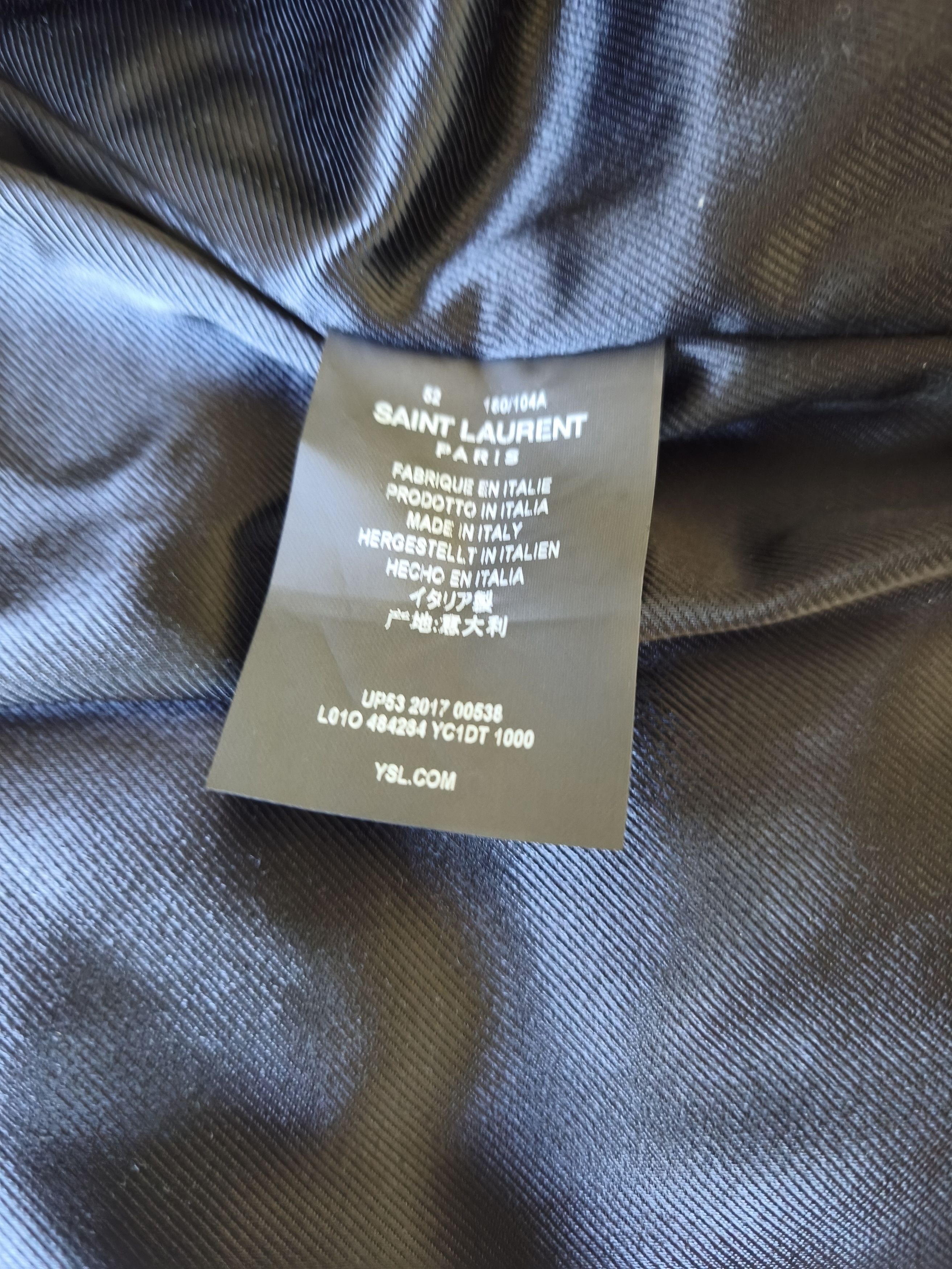 Saint Laurent Paris Saint Laurent Biker Leather Jacket Size US L / EU 52-54 / 3 - 6 Thumbnail