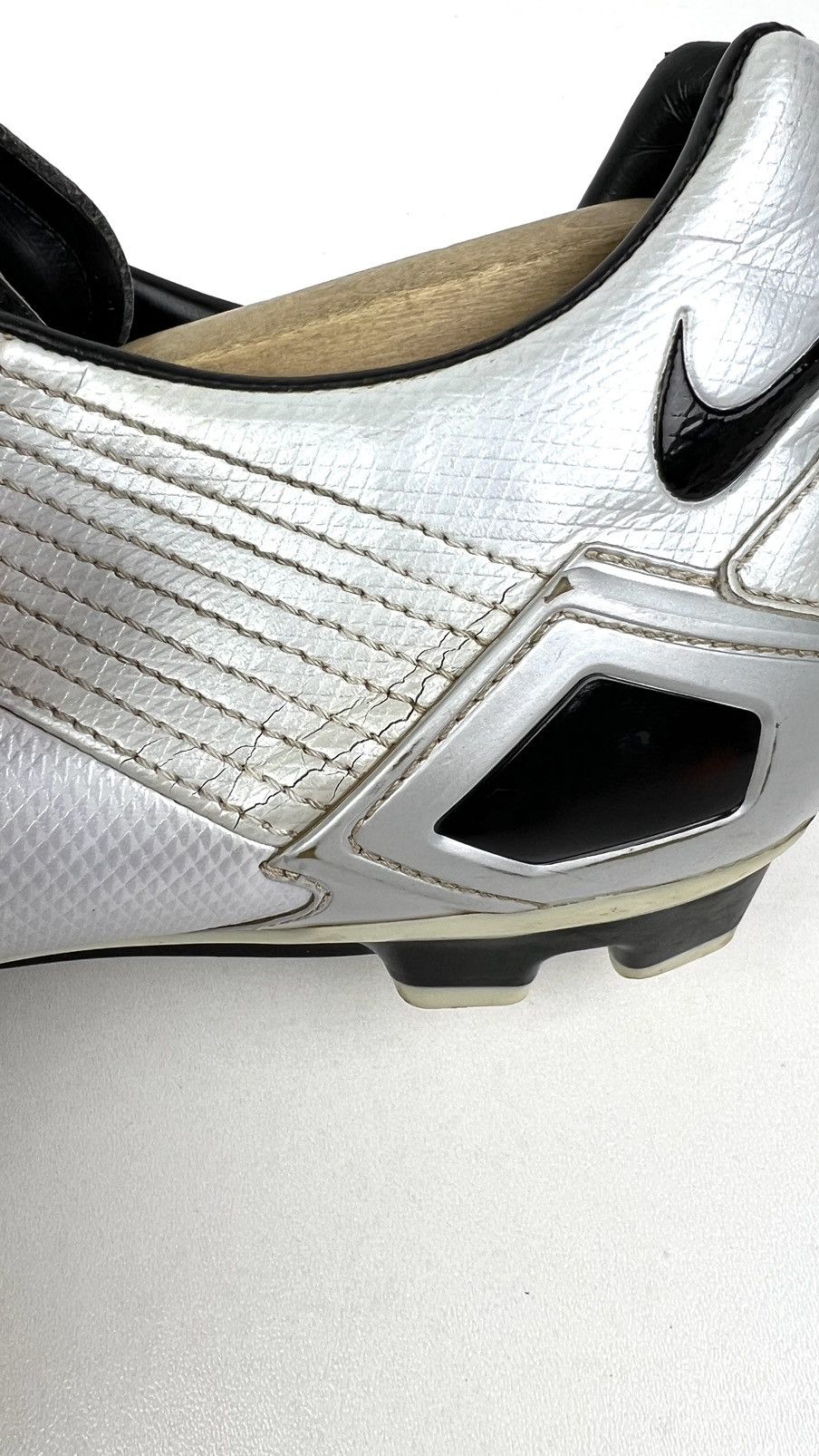 Nike NIKE Cleats Football Shoes Total 90 Laser Zoom FG Silver Men Size US 12 / EU 45 - 13 Thumbnail