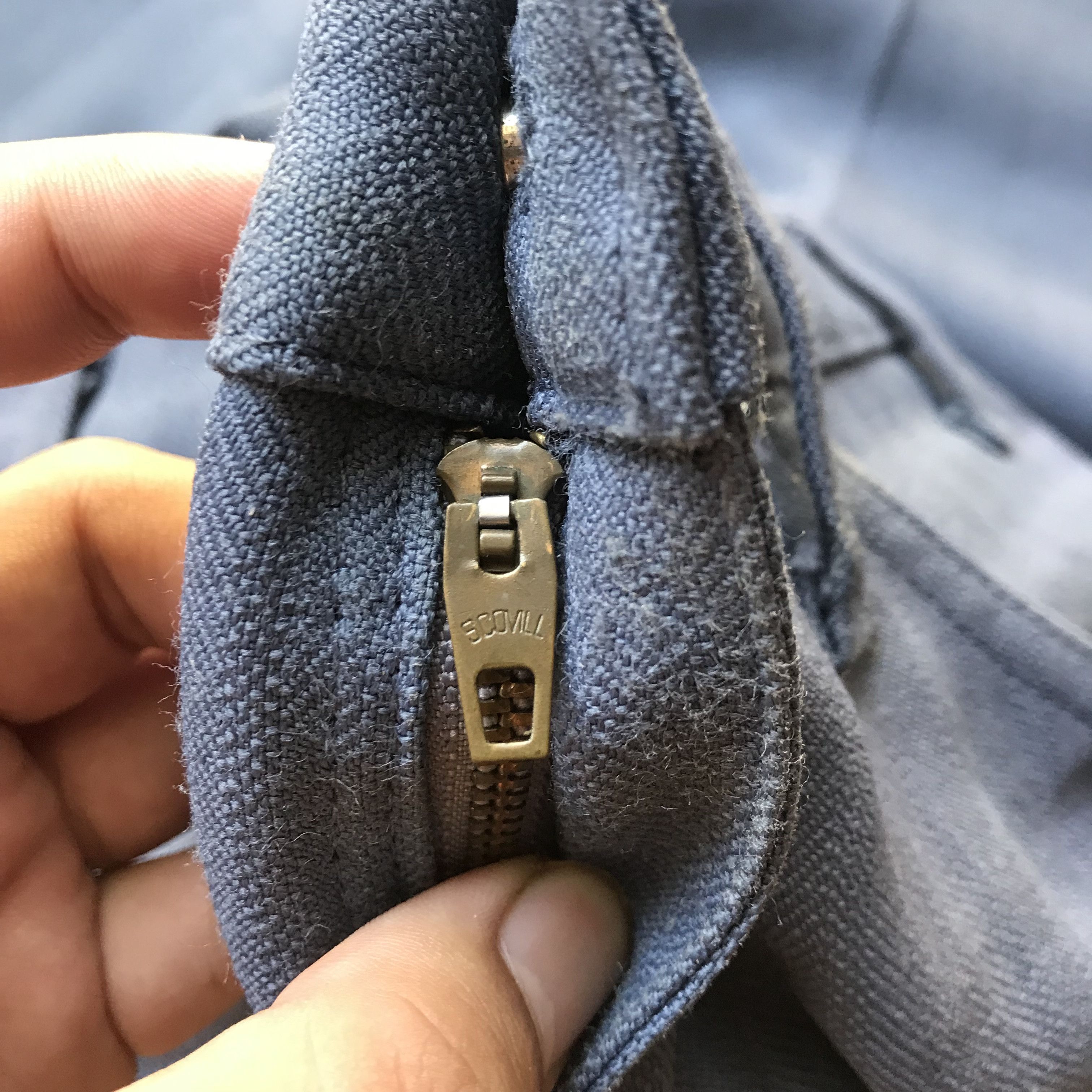 Levi's Vintage Clothing Levis Sta-prest Vintage Cut Grey trouser pants Size 34 x 31 Size US 34 / EU 50 - 3 Thumbnail