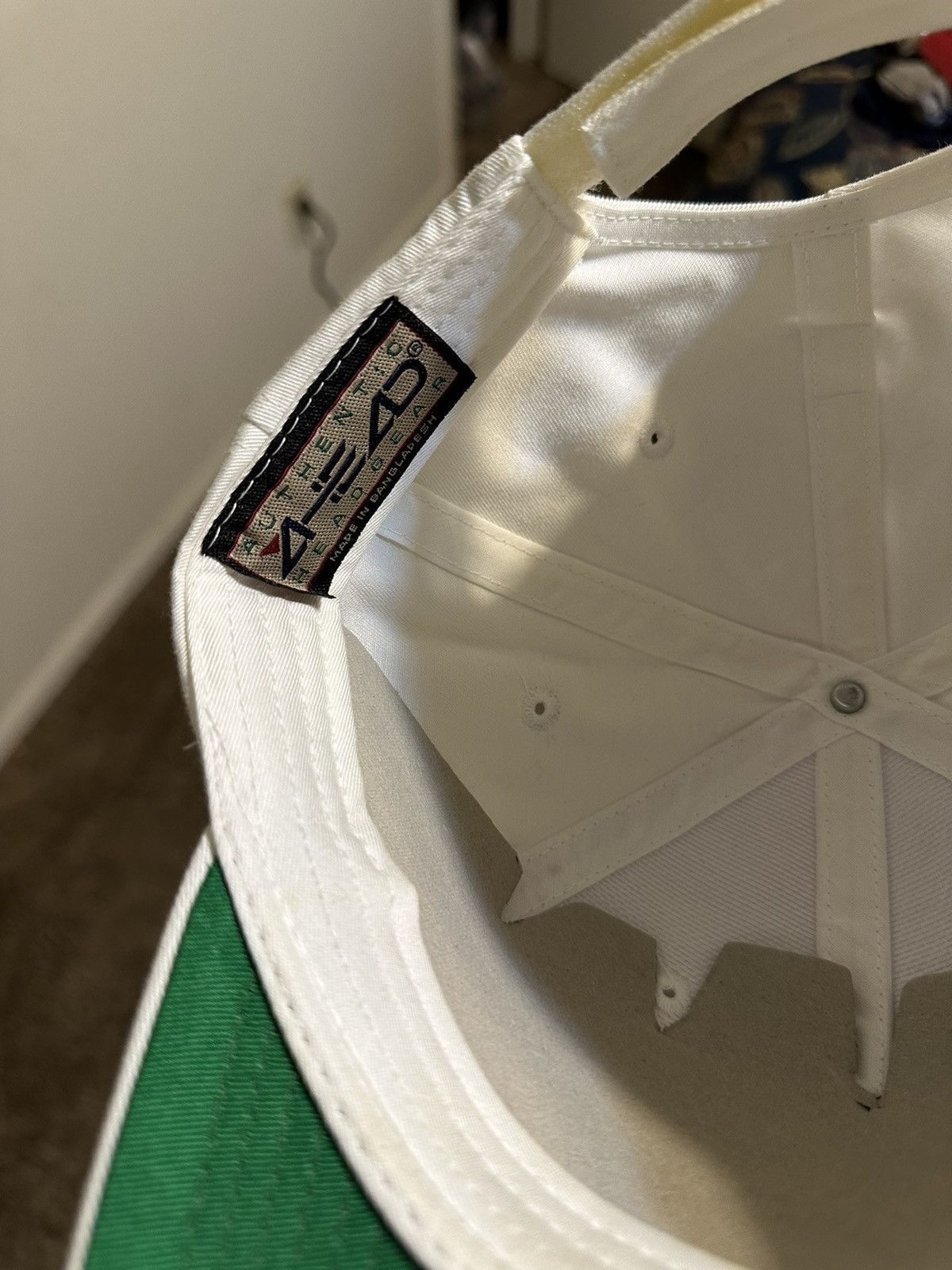 NFL × Vintage Vintage NBA NFL MLB NBC sports “ triple white” hat 90s Size ONE SIZE - 7 Thumbnail