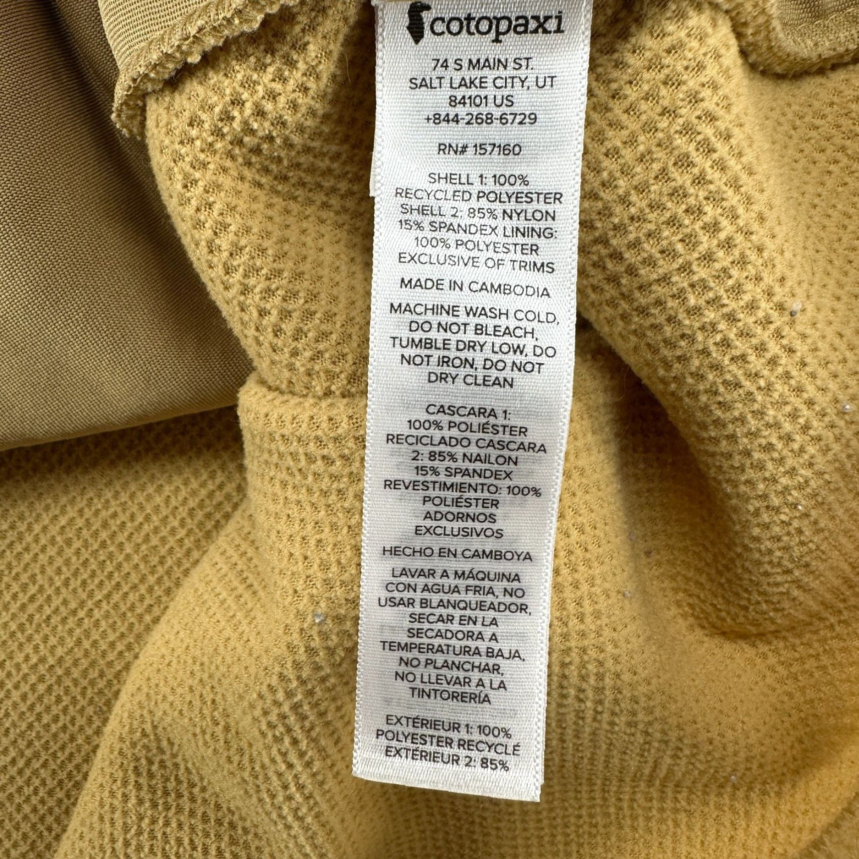 Cotopaxi Cotopaxi Pullover 2XL Men Sweatshirt Fleece Beige Brown 1/2 Zip Mock Neck Outdoor Hiking Size US XXL / EU 58 / 5 - 6 Thumbnail