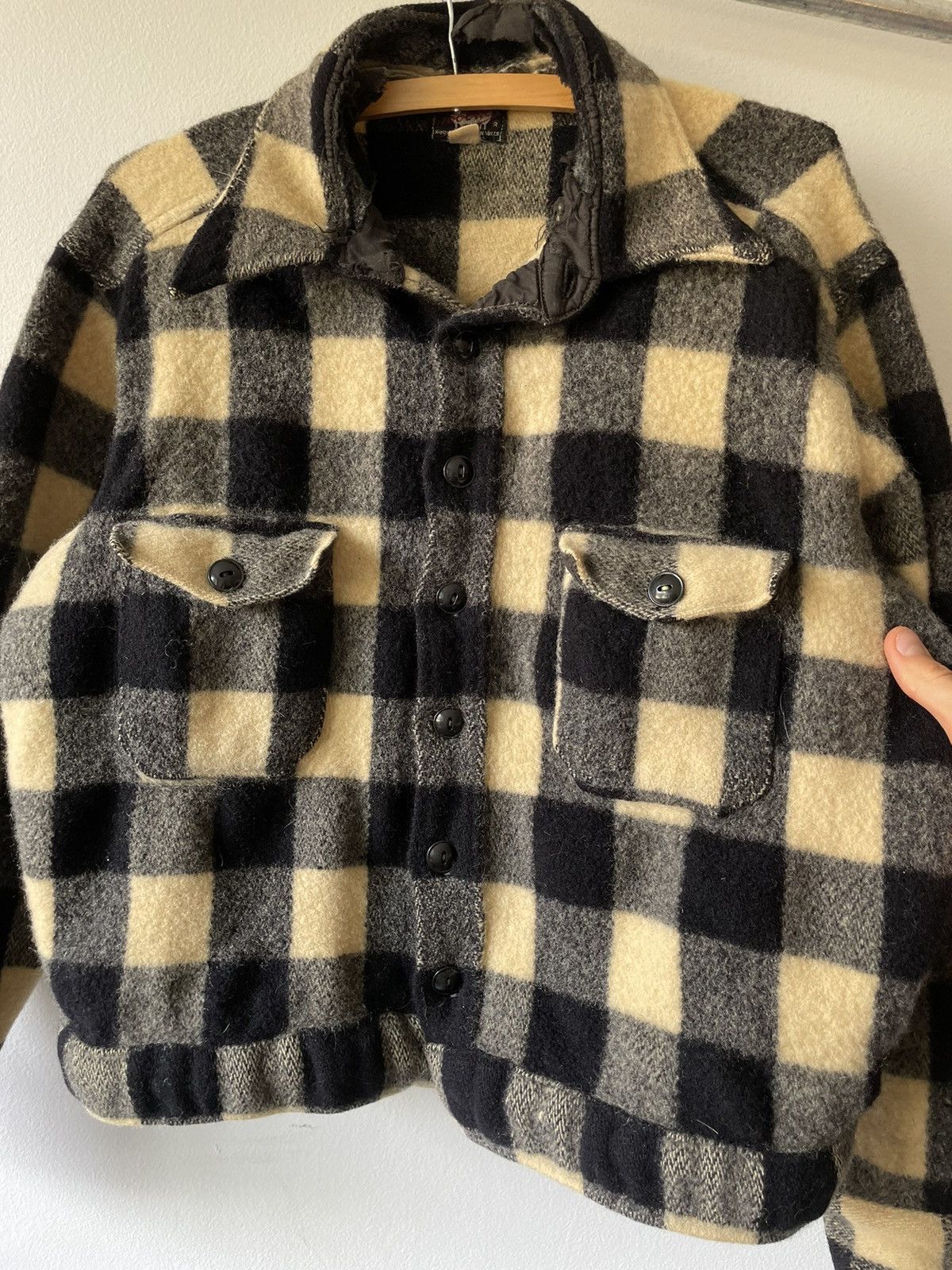 Vintage Vintage 50s Plaid Woolrich Boxy Jacket Size US M / EU 48-50 / 2 - 10 Thumbnail