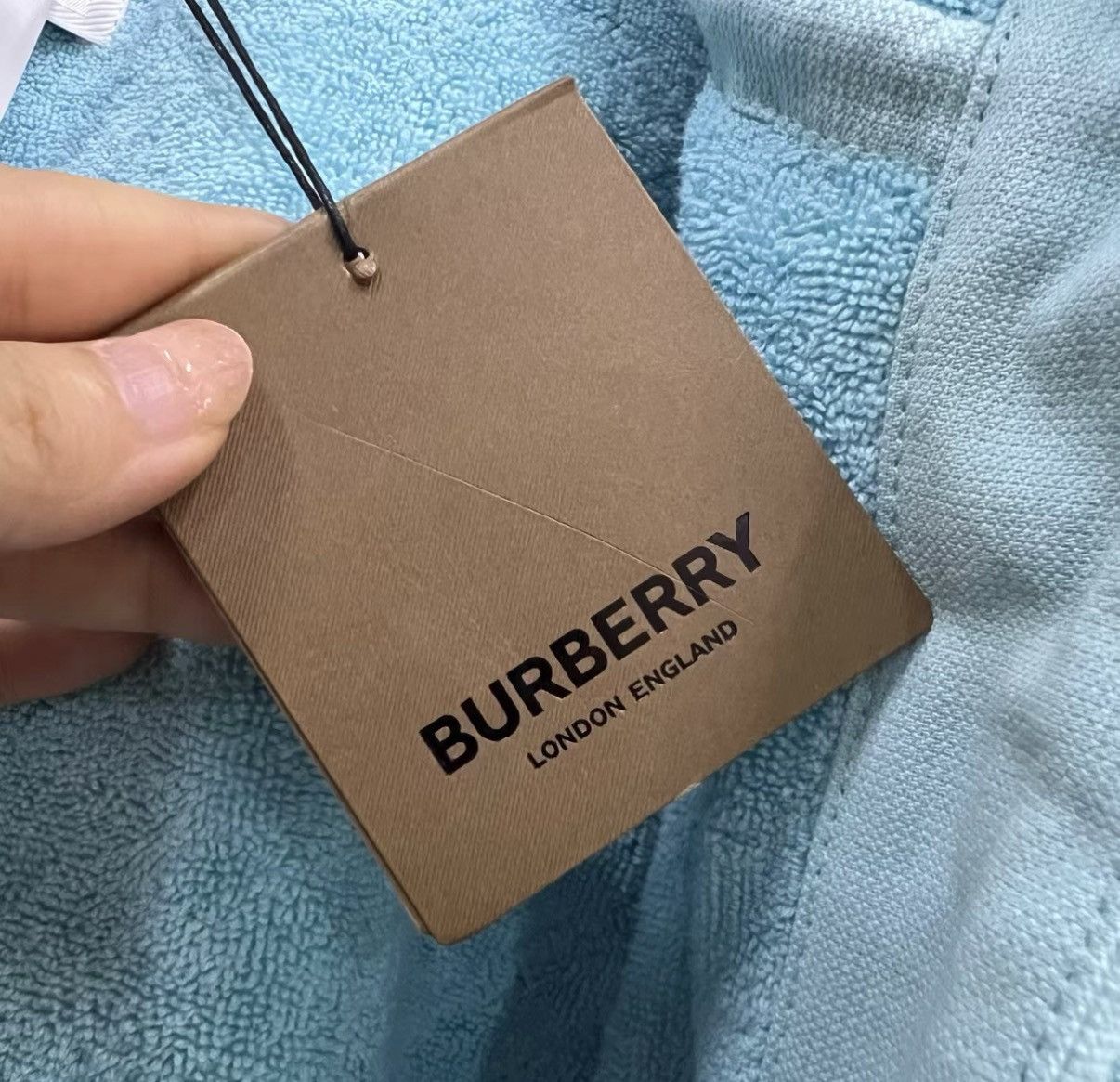 Burberry Burberry Light Blue Bathrobe J41 Size US S / EU 44-46 / 1 - 4 Thumbnail