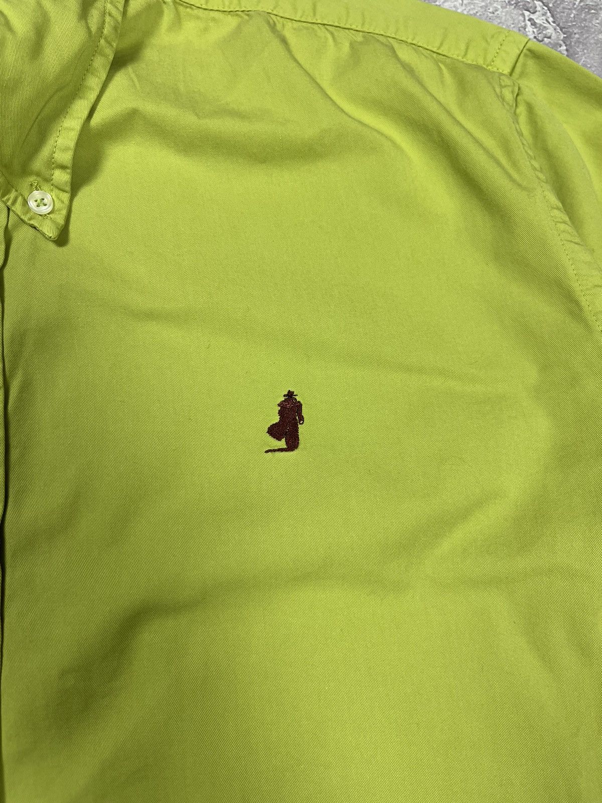 Marlboro Classics Marlboro Classics Y2K Logo Longsleeve Shirt Solid Green Size US L / EU 52-54 / 3 - 3 Thumbnail