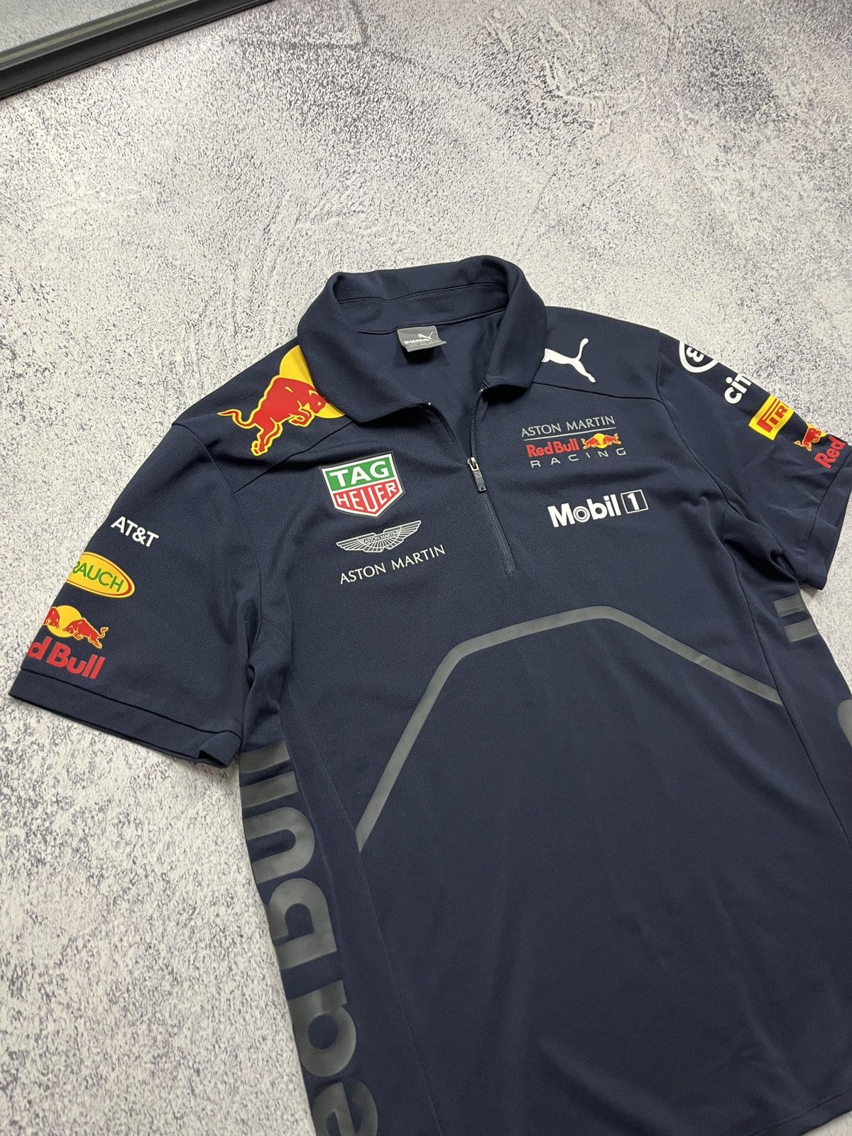 Puma × Red Bull Puma Red Bull Aston Martin Formula 1 Racing Polo T-Shirt Size US M / EU 48-50 / 2 - 6 Thumbnail