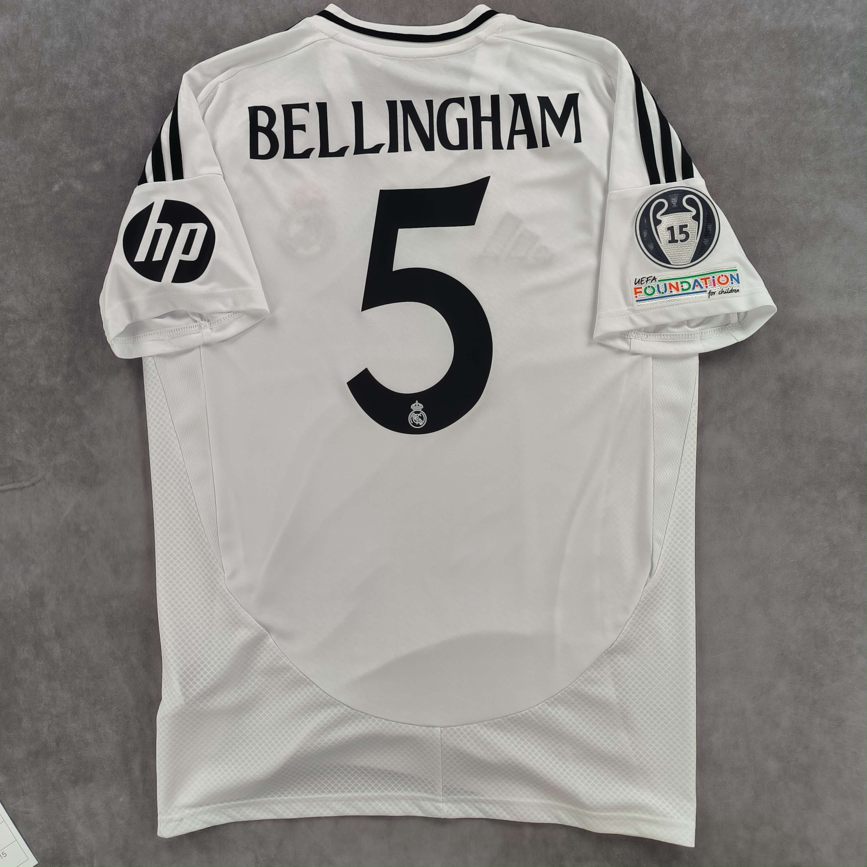 Adidas NEW Real Madrid 24-25 home UCL Bellingham football jersey M Size US M / EU 48-50 / 2 - 1 Thumbnail