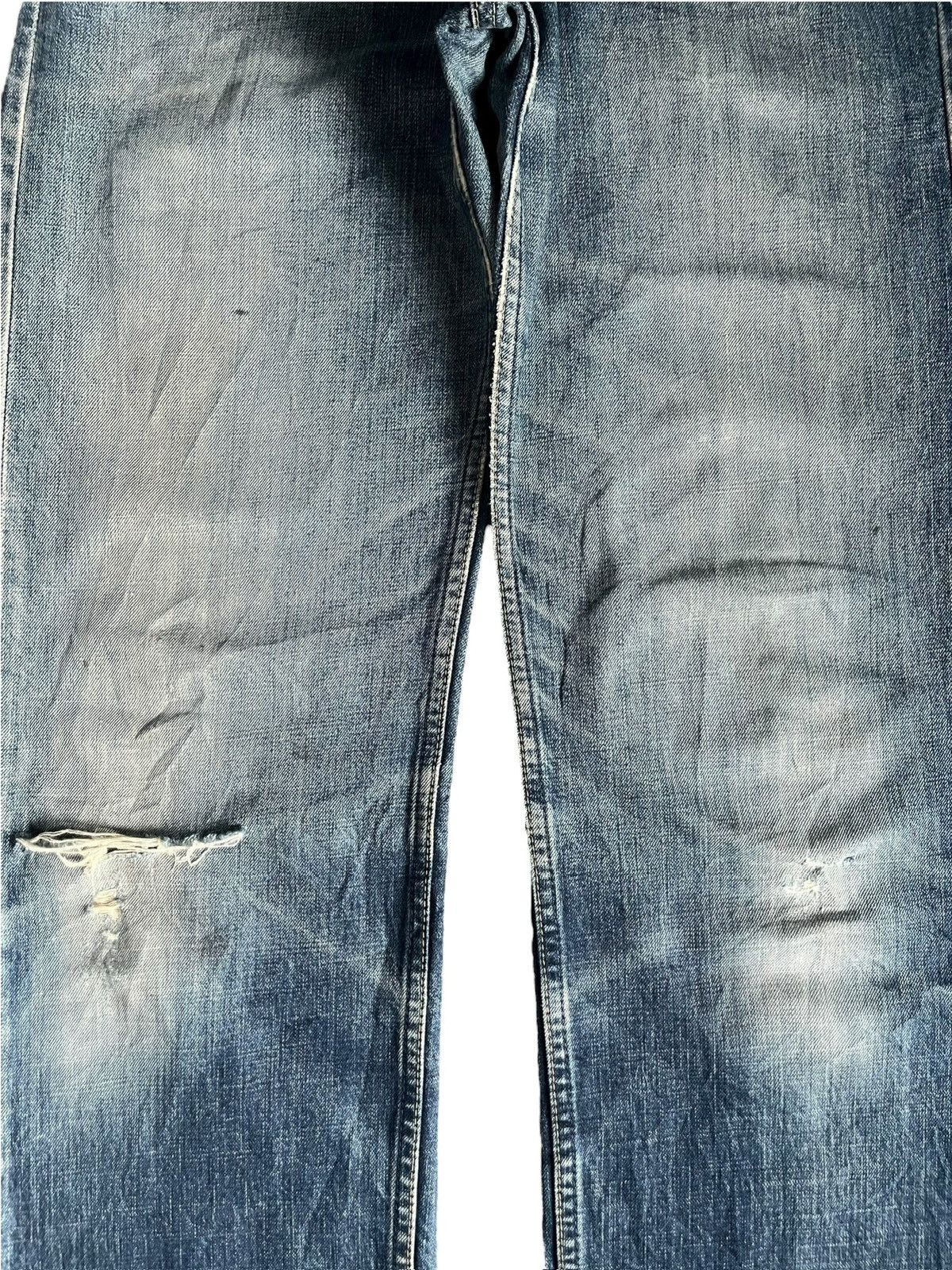 Levi's Vintage 90s Levis 503 Mud Wash Distress Loose Jeans Size US 31 - 3 Thumbnail