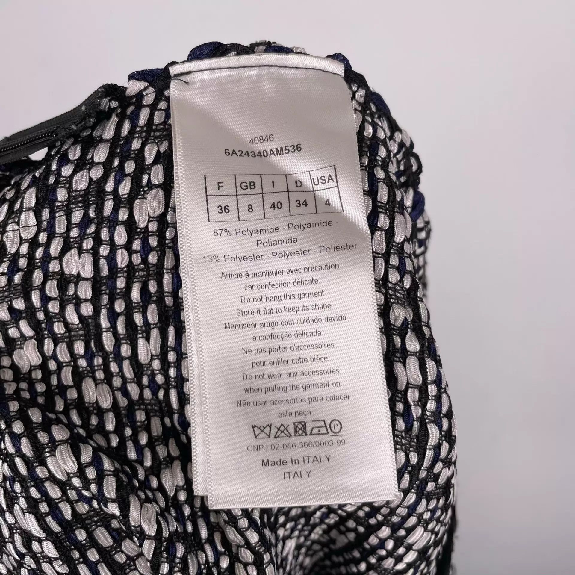 Dior Dior Women's Gray Skirt 36 Size 26" / US 2 / IT 38 - 4 Thumbnail