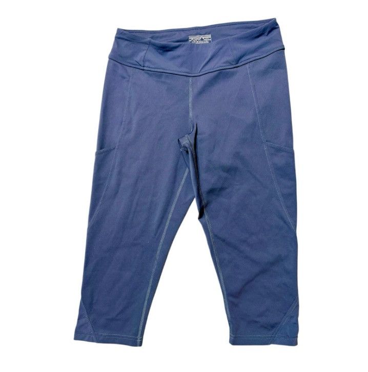 Patagonia Patagonia Women’s Crop Leggings w/ Pockets – Size S – Blue Size 26" / US 2 / IT 38 - 1 Thumbnail