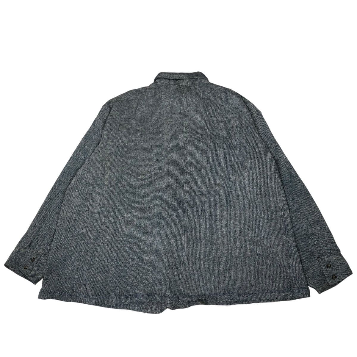 Vintage 🔥VINTAGE CHORE INDIGO BUTTON JACKET WALDI ISSEY MIYAKE Size US L / EU 52-54 / 3 - 2 Thumbnail