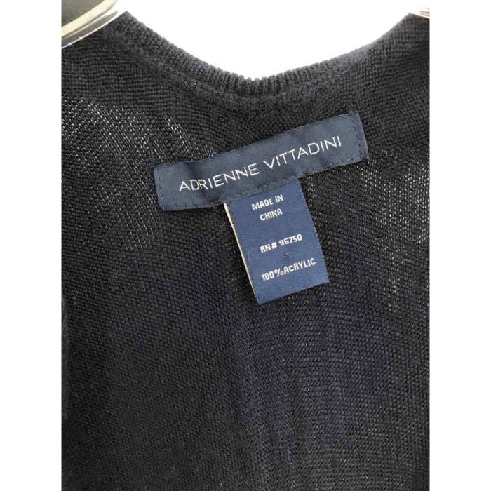 Adrienne Vittadini Vintage 90s floral pastel cotton blend knit sweater