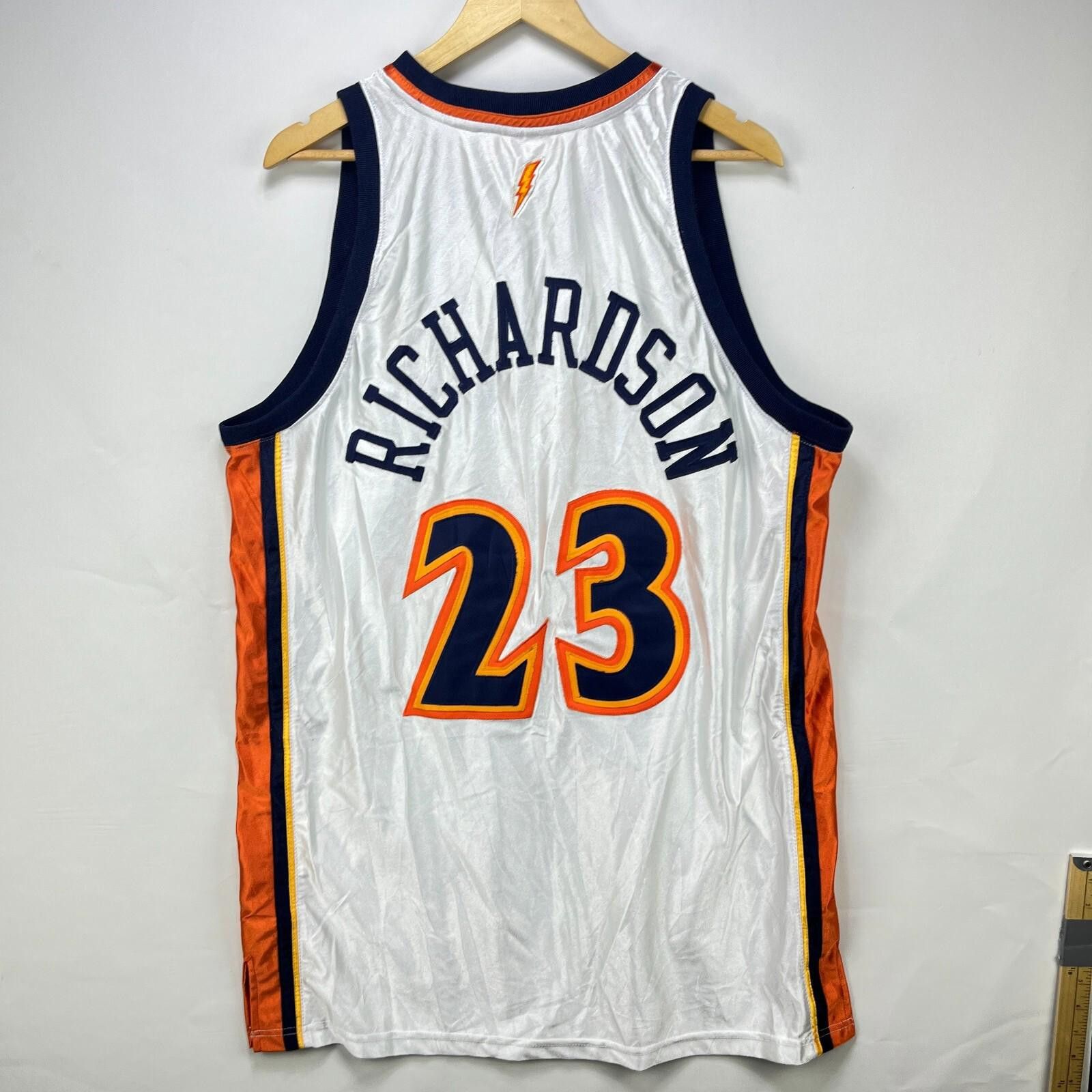 Reebok Vintage Jason Richardson Golden State Warriors Jersey 52 2XL Size ONE SIZE - 3 Thumbnail
