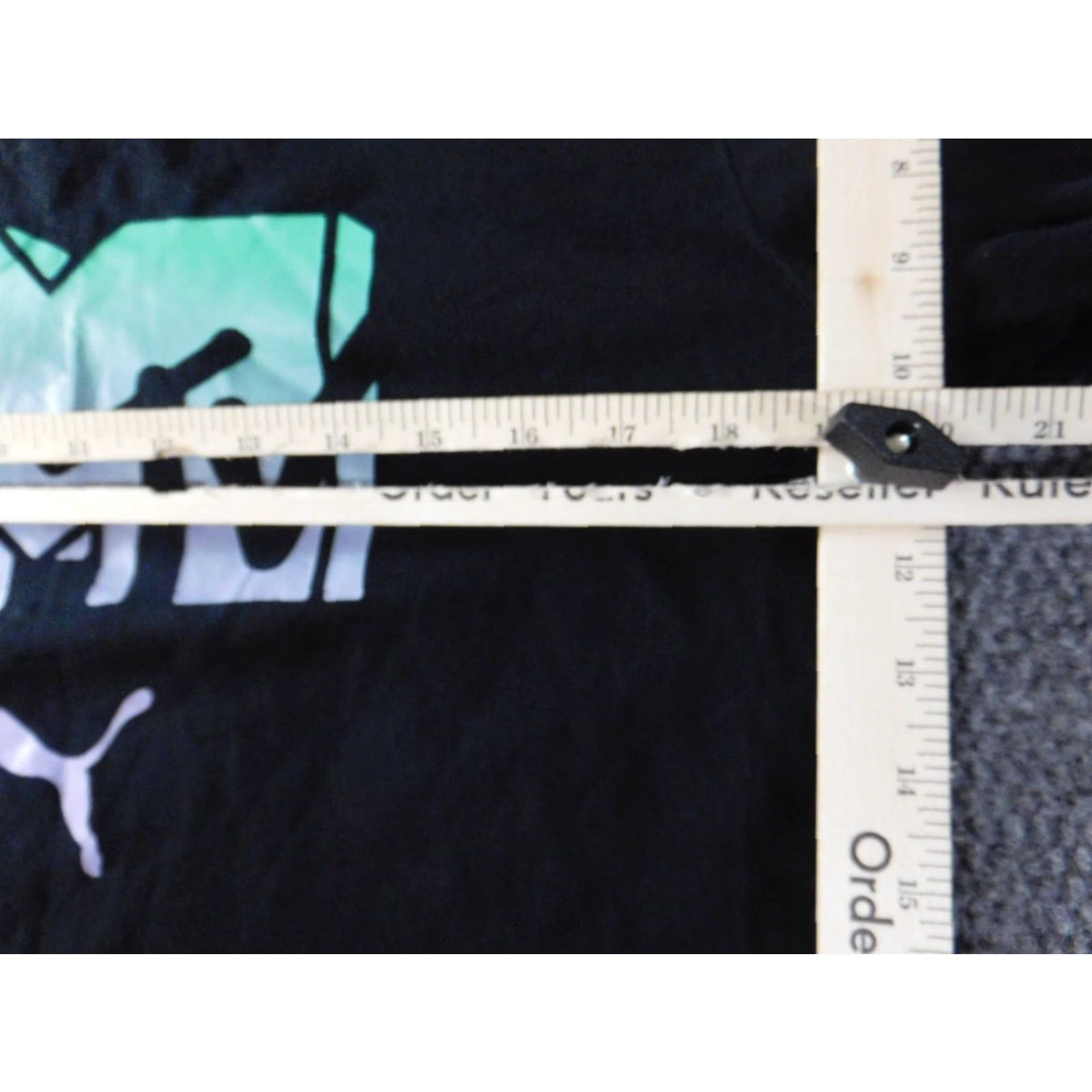 Puma PUMA Mens Shirt Medium Black Music Logo Crew Neck Short Sleeve T-Shirt Size US M / EU 48-50 / 2 - 6 Thumbnail