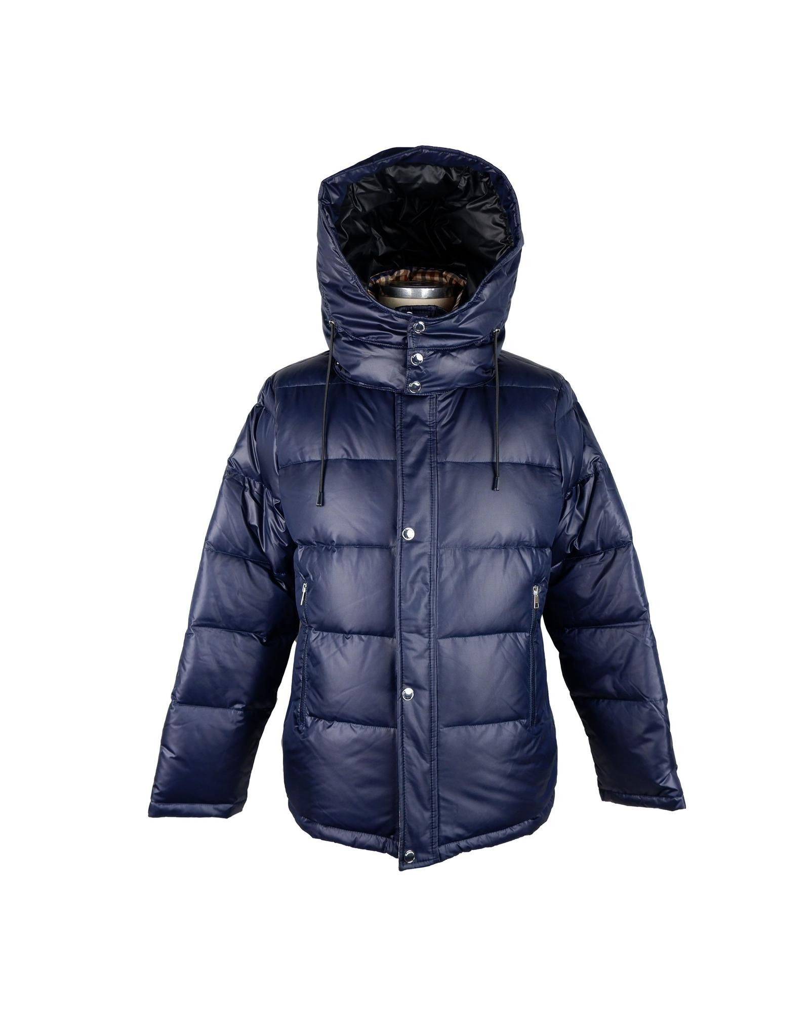 image of Aquascutum Removable Hooded Jacket in Blue, Men's (Size XL)