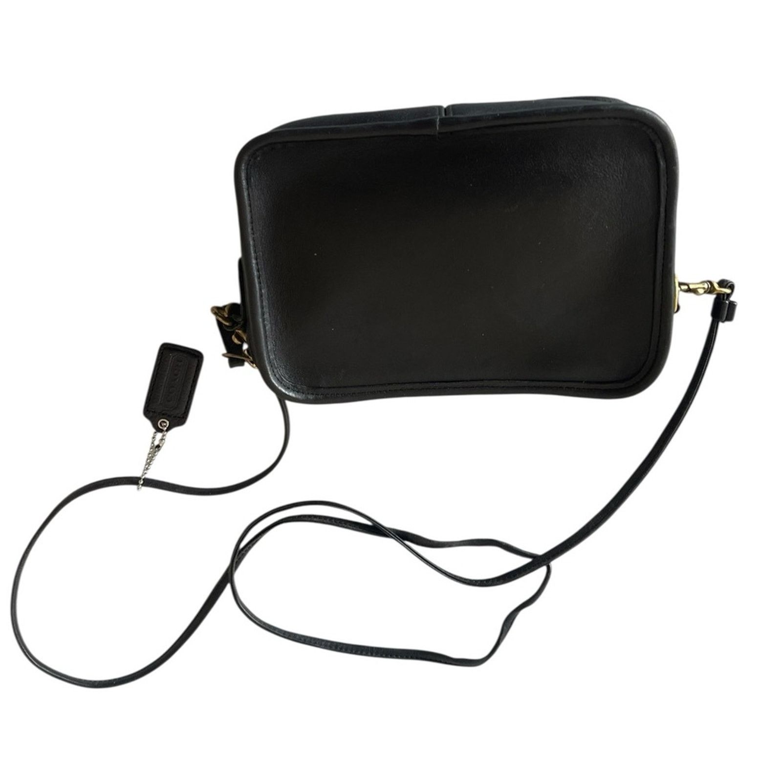 Coach Coach Black Leather Handcrafted Bag Size ONE SIZE - 3 Thumbnail