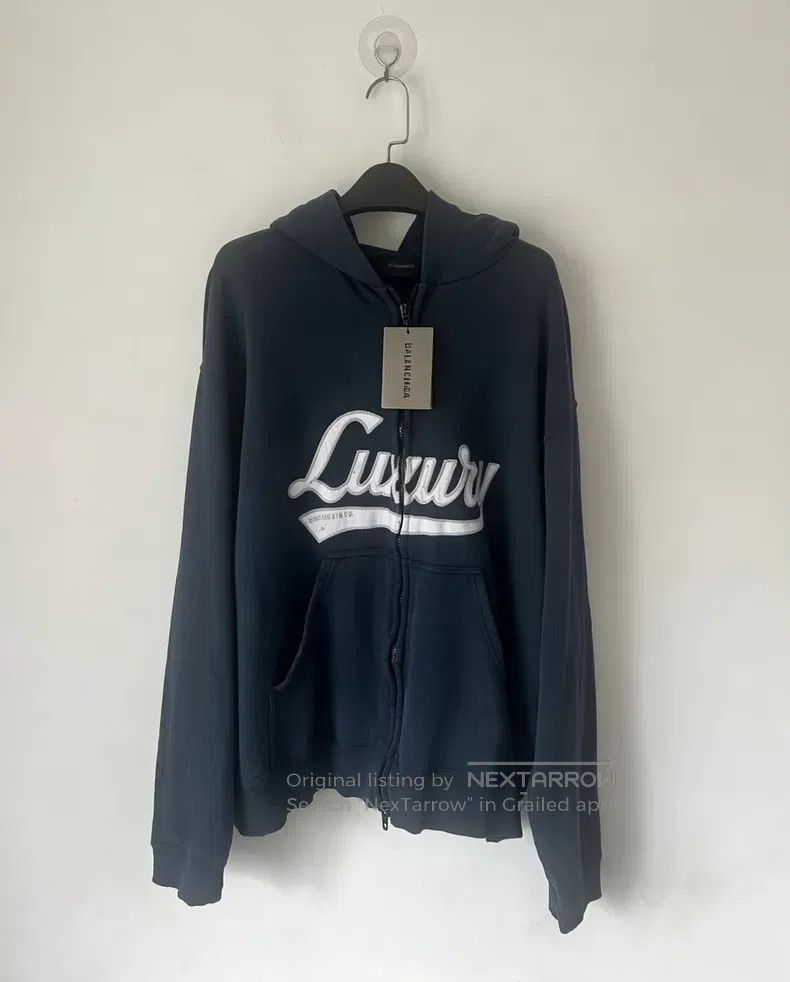 Balenciaga Balenciaga Embroidery logo zip-up hoodie Size US XS / EU 42 / 0 - 1 Thumbnail