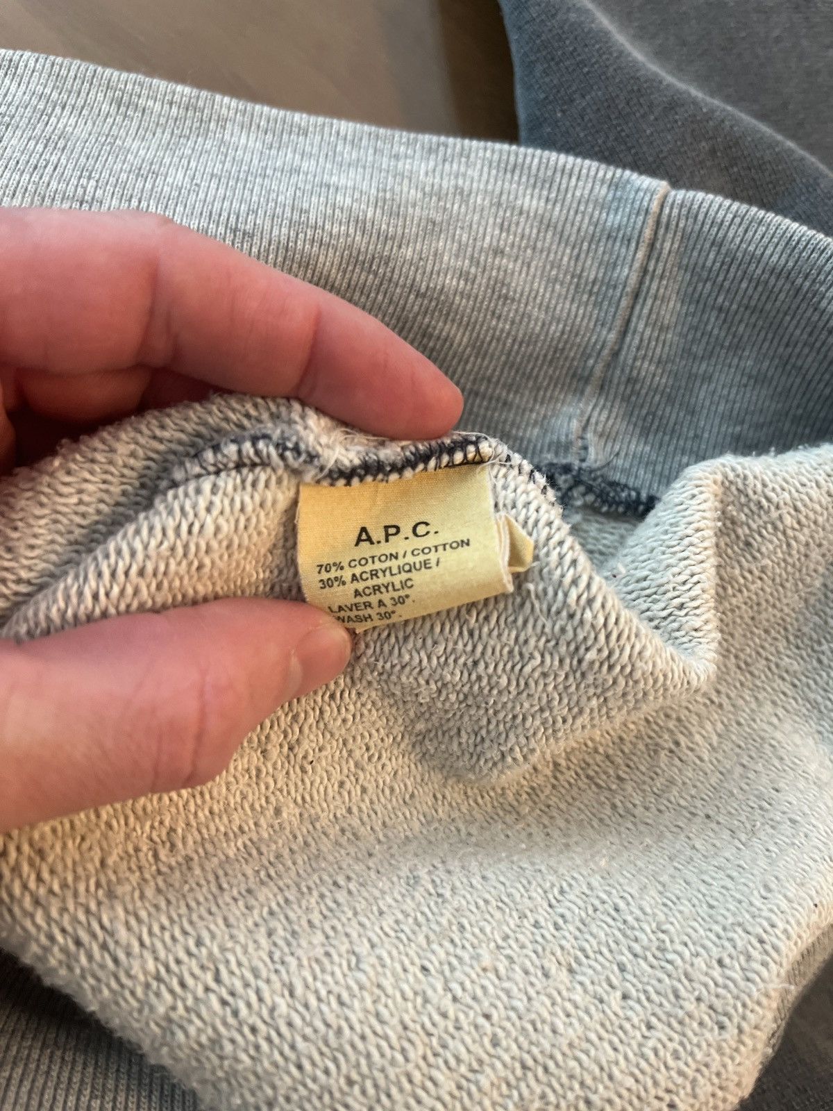 A.P.C. A.P.C. Short Sleeve Sweatshirt Size US M / EU 48-50 / 2 - 3 Thumbnail