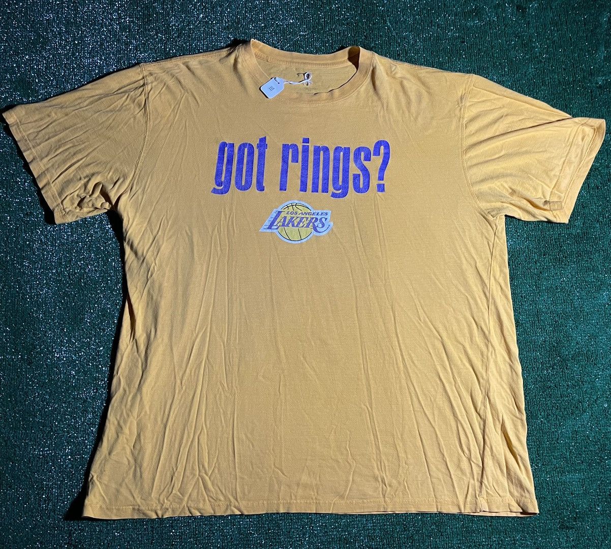 NBA ‘GOT RINGS’ LA Lakers T-shirt Size US XXL / EU 58 / 5 - 1 Thumbnail