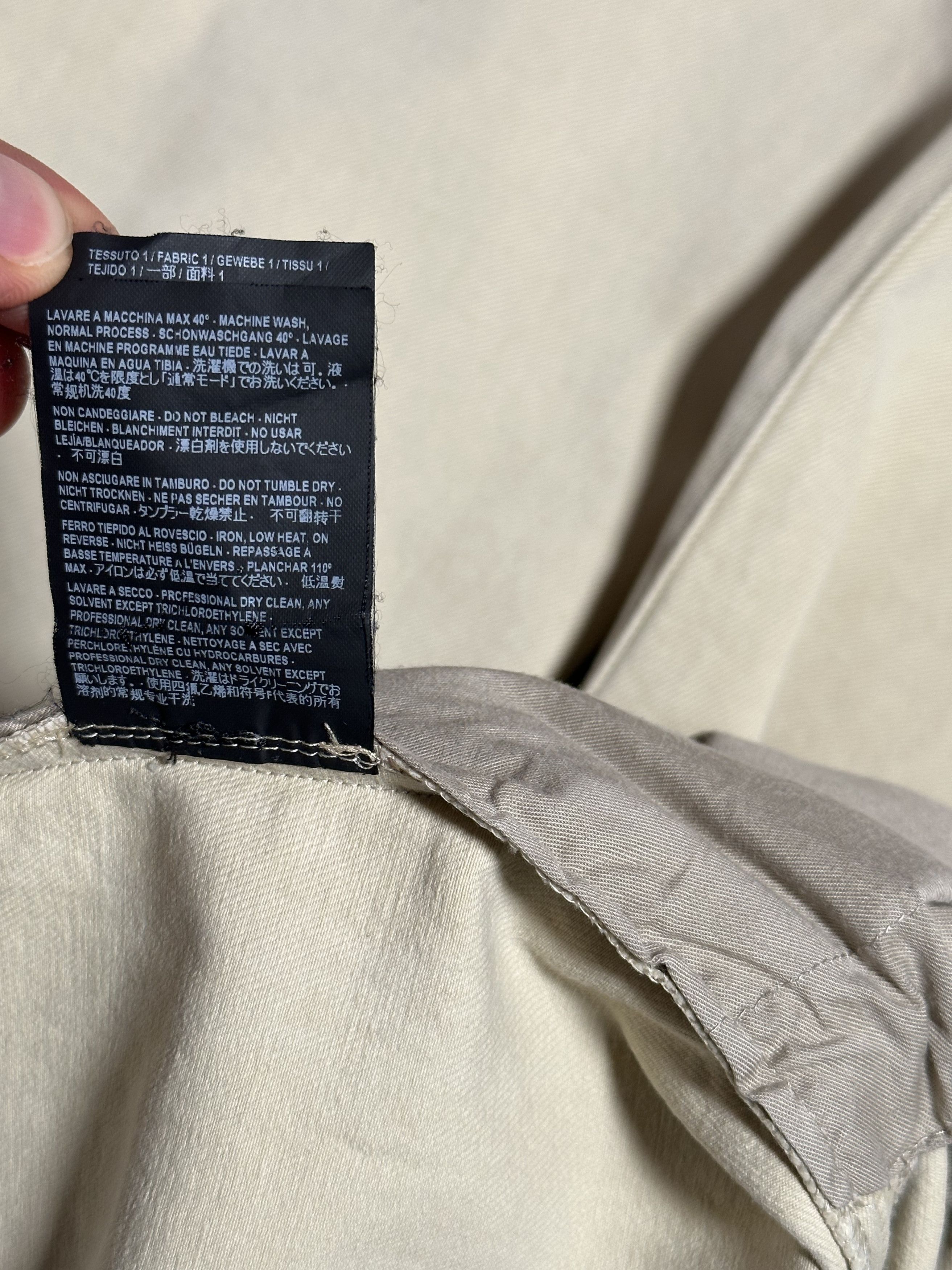 Balenciaga Beige Balenciaga Straight Leg Jeans Size US 32 / EU 48 - 7 Thumbnail