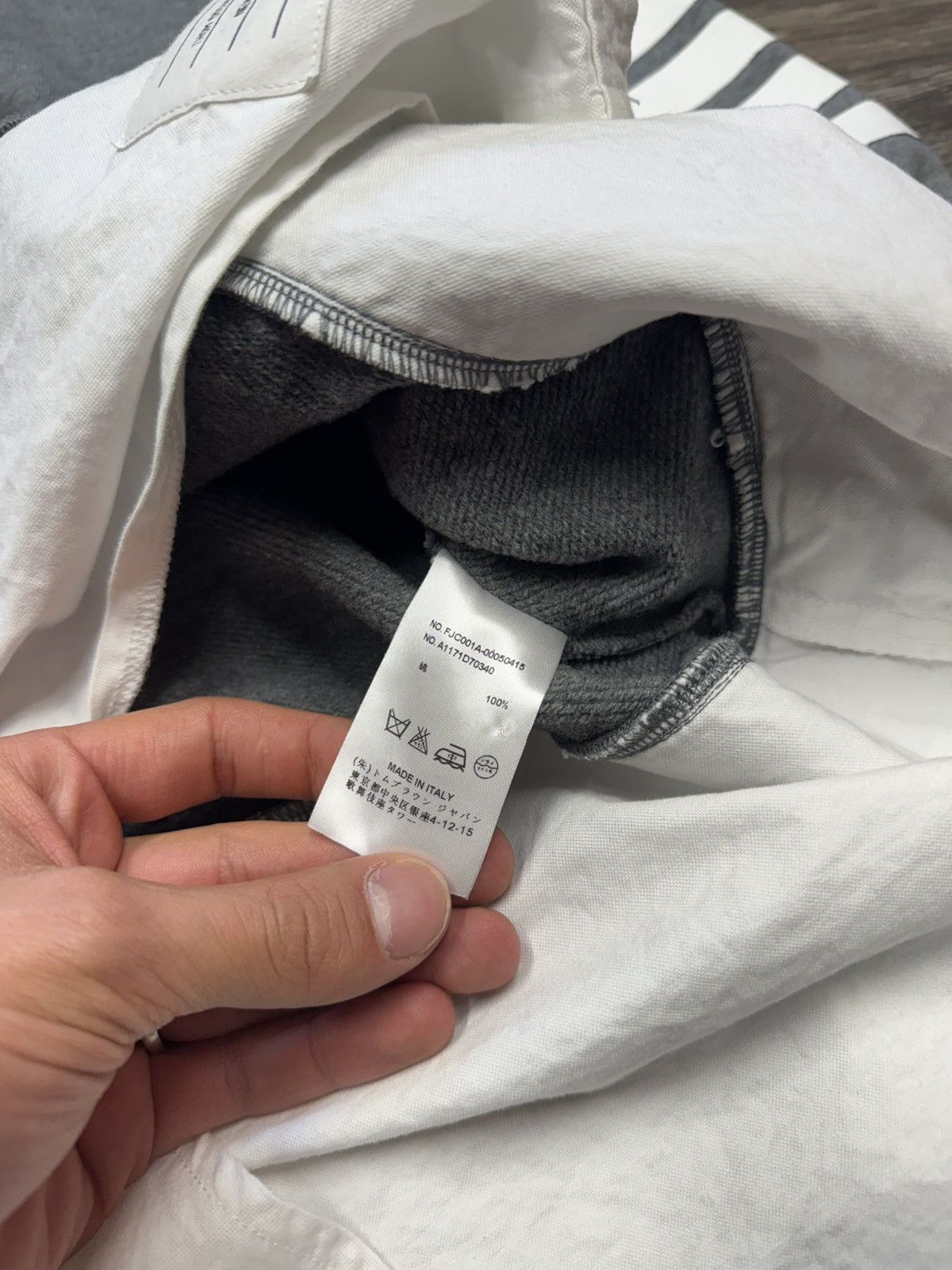 Thom Browne Thom Brown Hybrid Crewneck/Buttonup Sweater ‘Rare’ Size US S / EU 44-46 / 1 - 4 Thumbnail